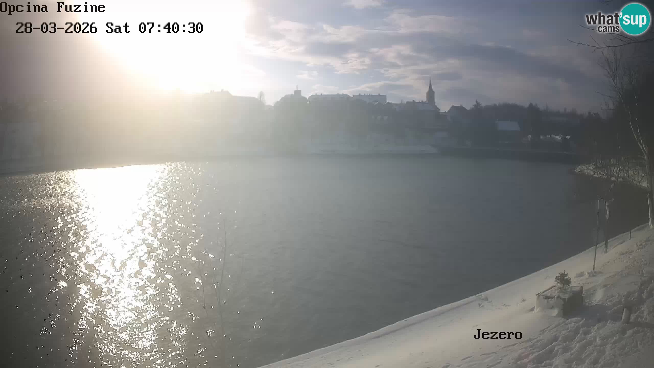 Bajersko Jezero camera en vivo lago Bajer Fužine