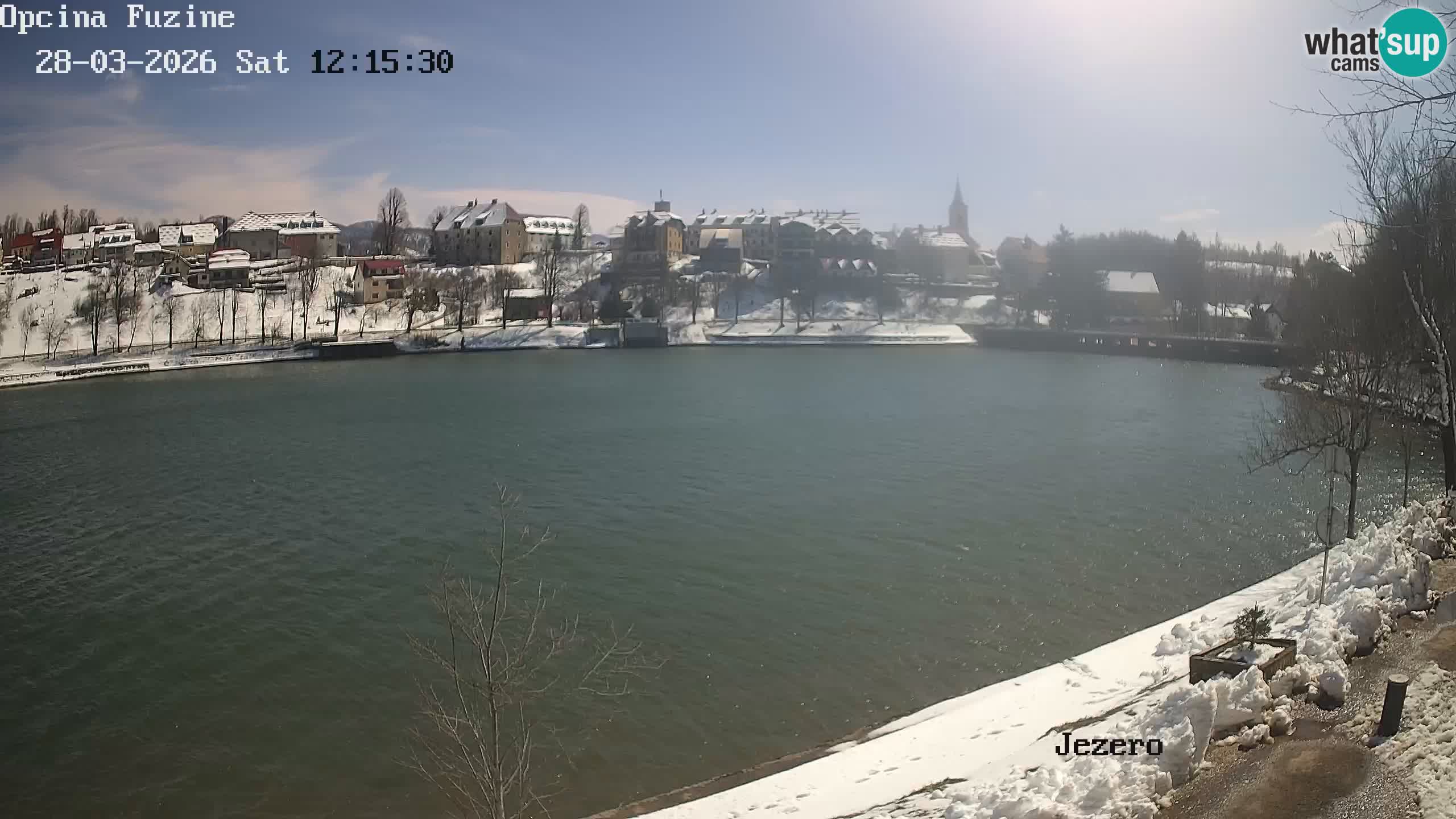 Bajersko Jezero web kamera Fužine