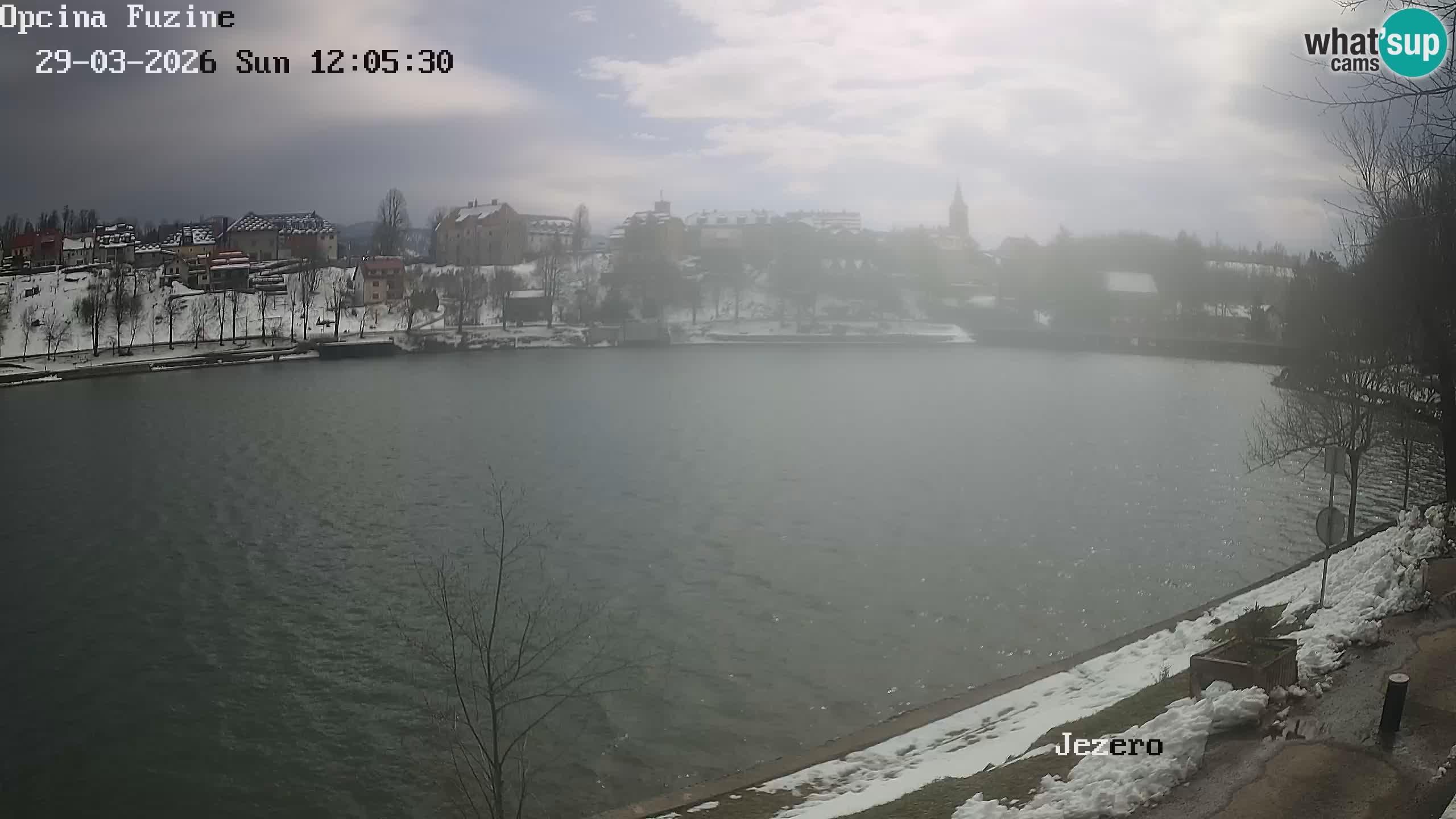 Bajersko Jezero web kamera Fužine