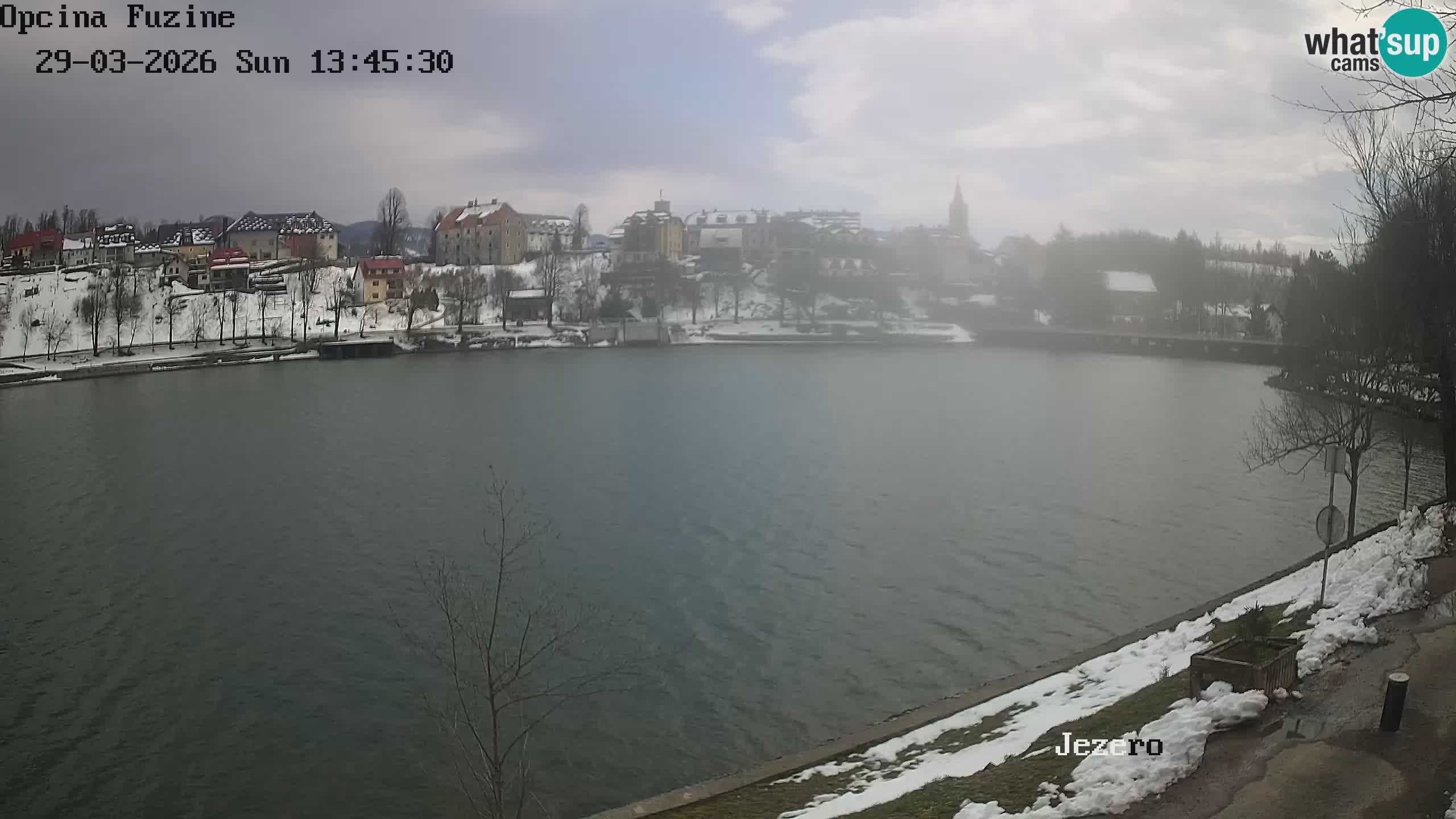 Bajersko Jezero web kamera Fužine