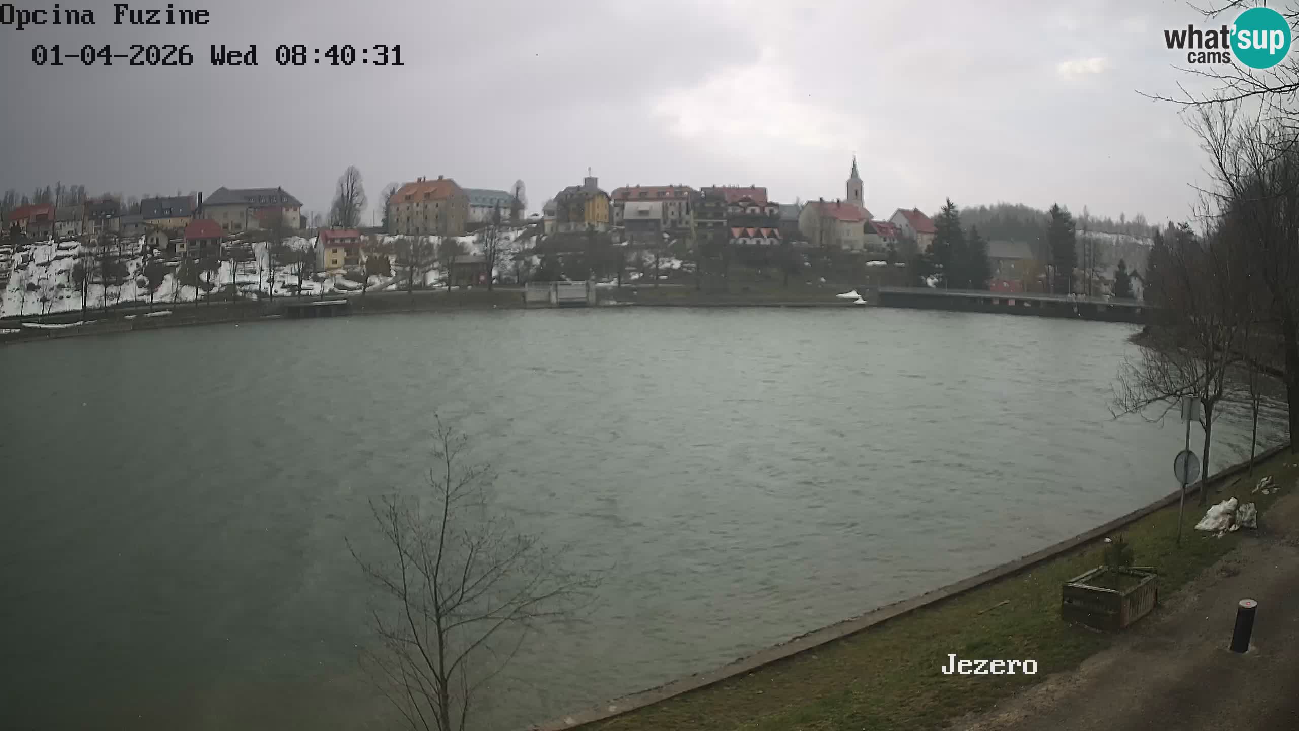 Bajersko Jezero web kamera Fužine