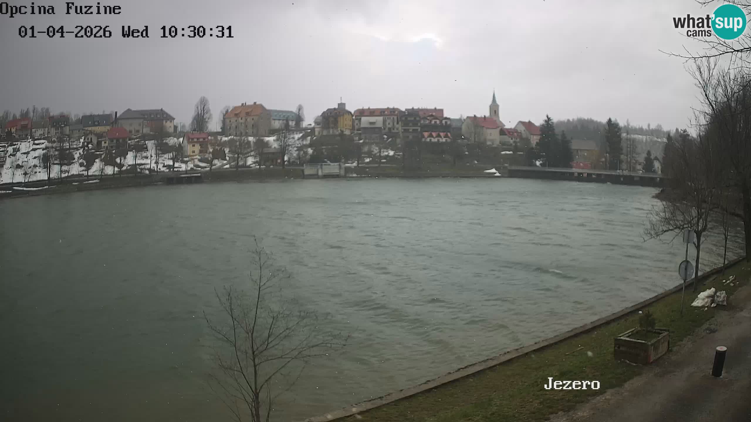 Bajersko Jezero web kamera Fužine