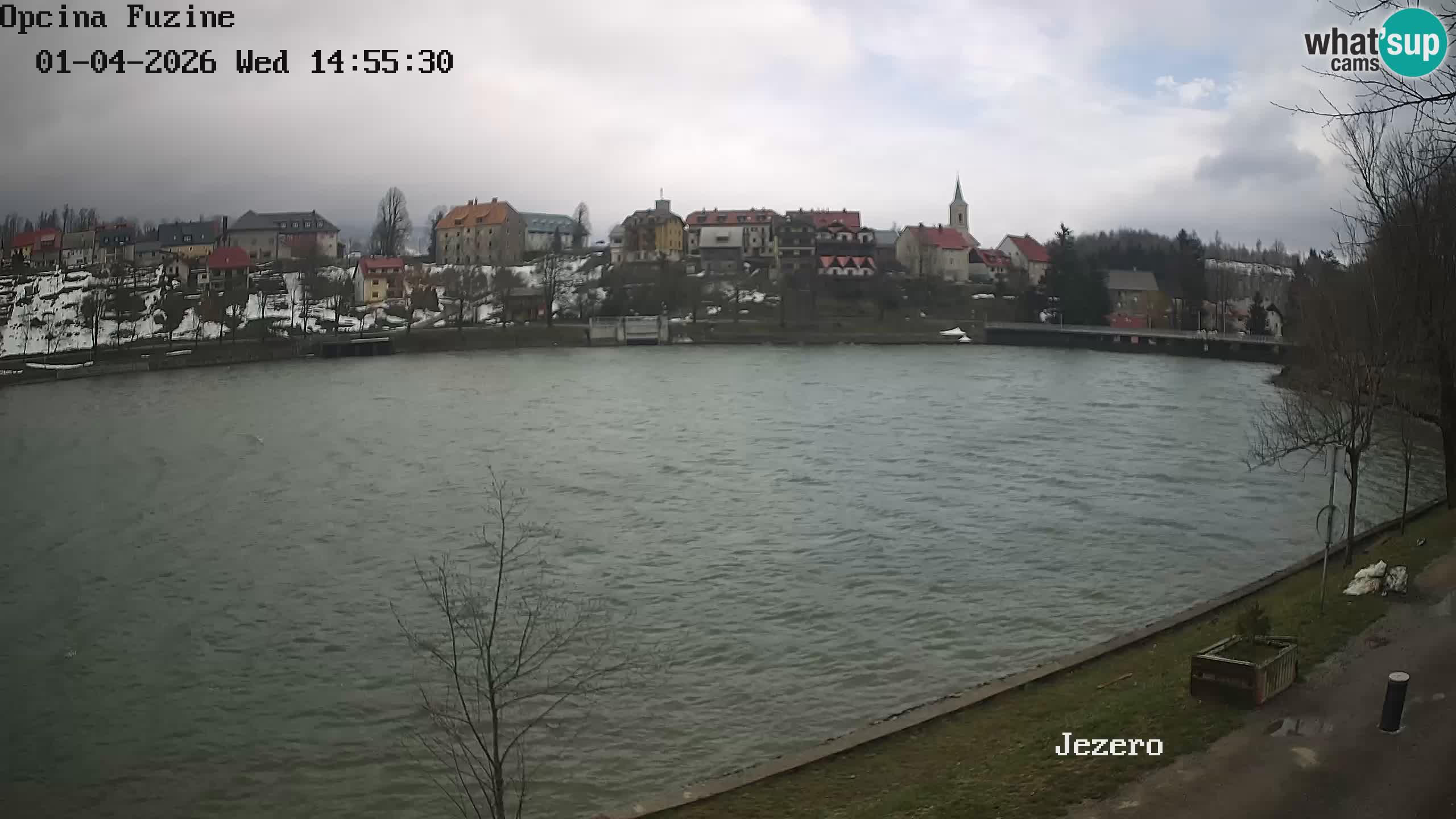 Bajersko Jezero web kamera Fužine