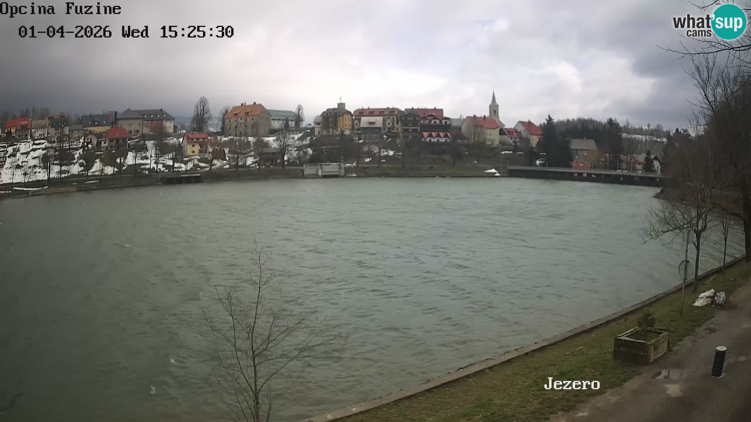 Bajersko Jezero web kamera Fužine