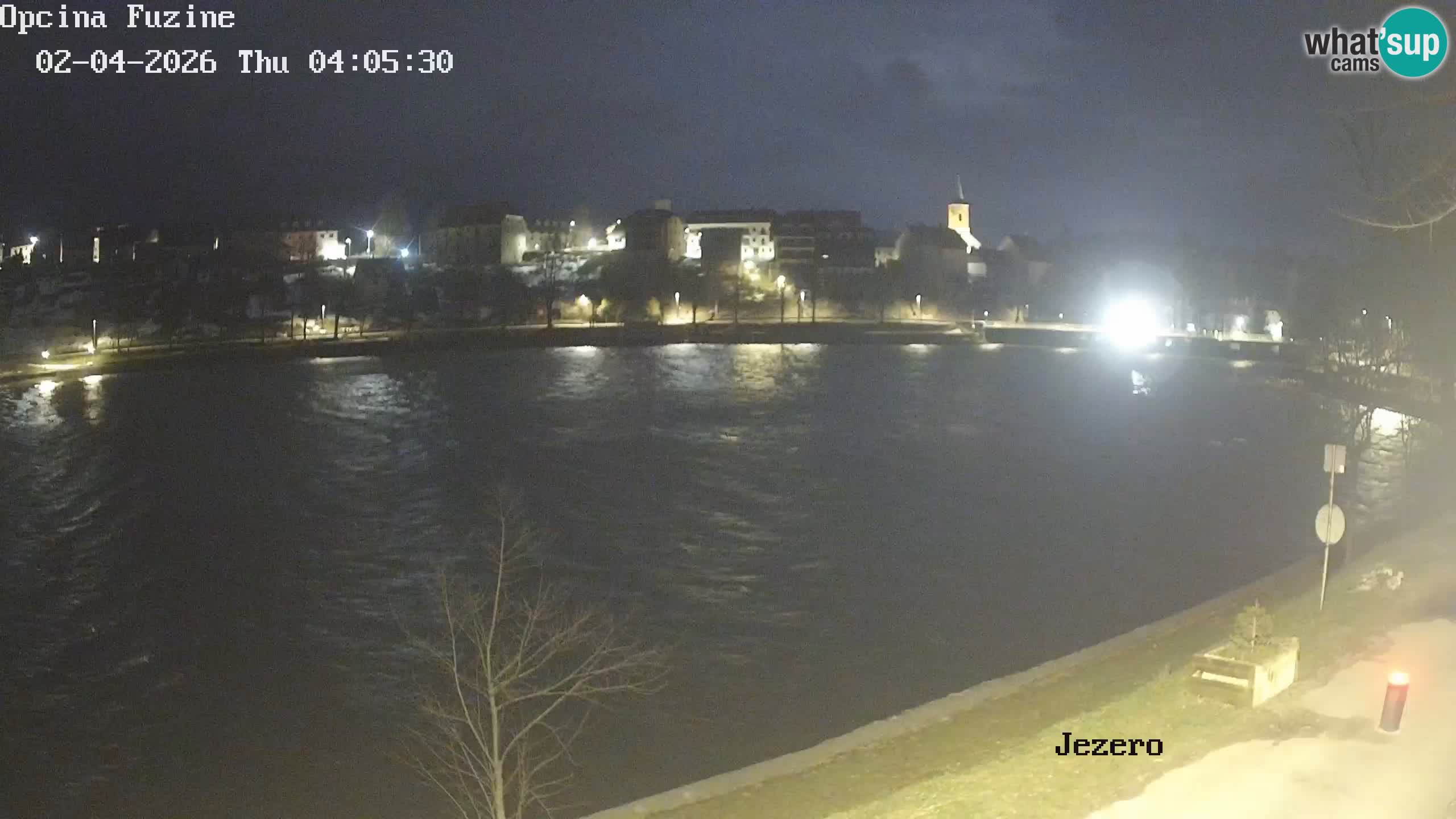 Bajersko Jezero web kamera Fužine