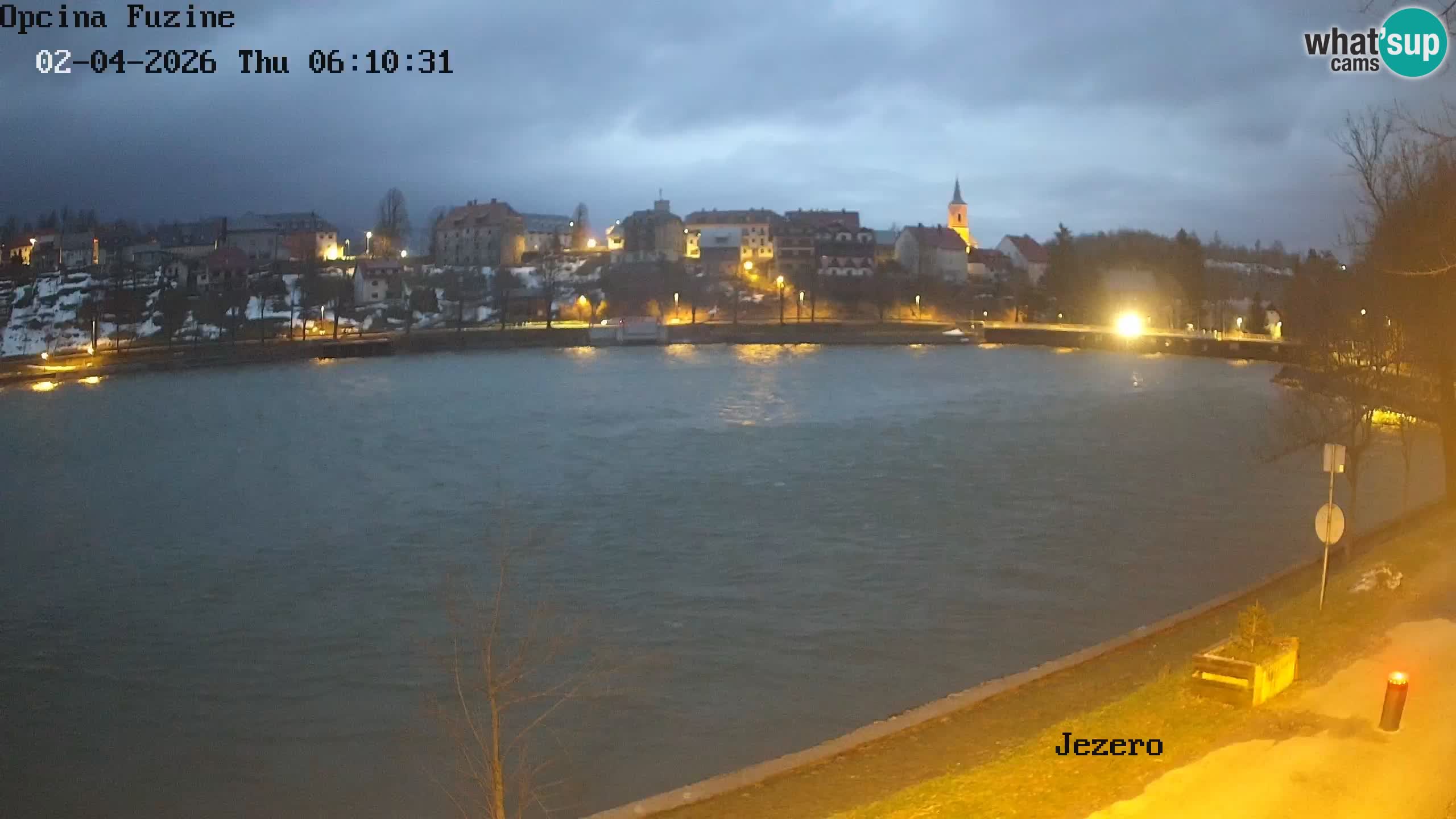 Bajersko Jezero web kamera Fužine