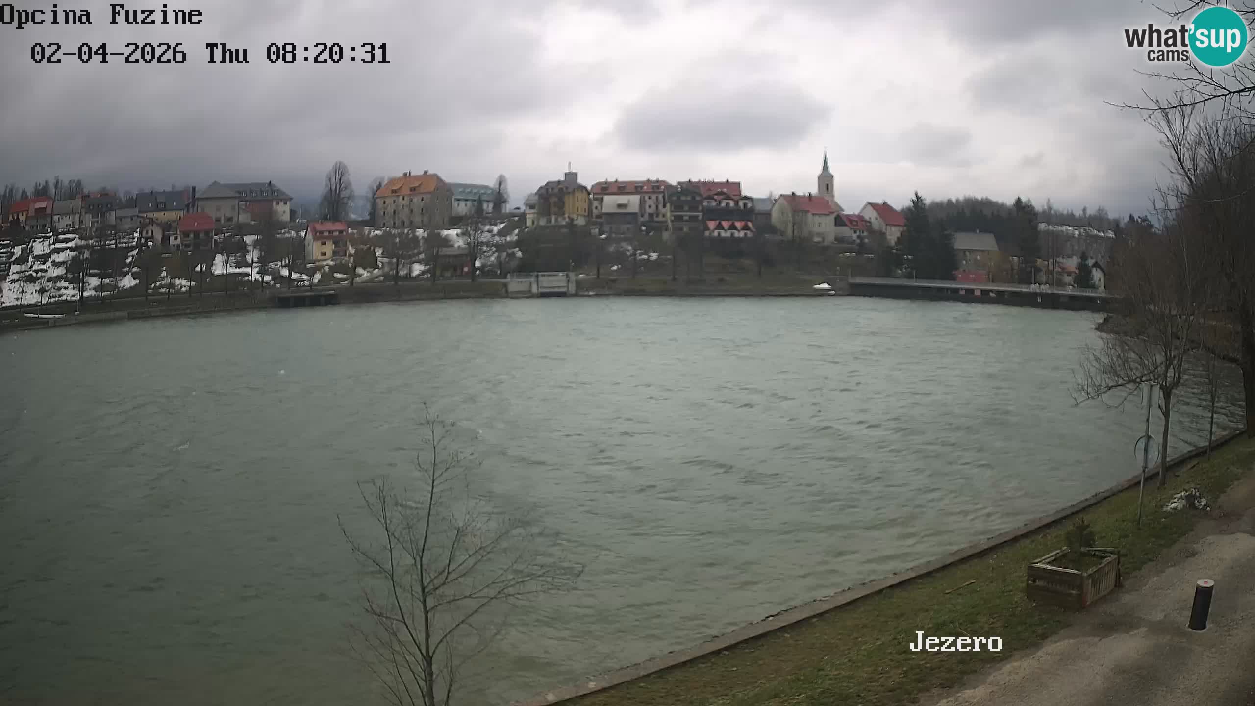 Bajersko Jezero web kamera Fužine