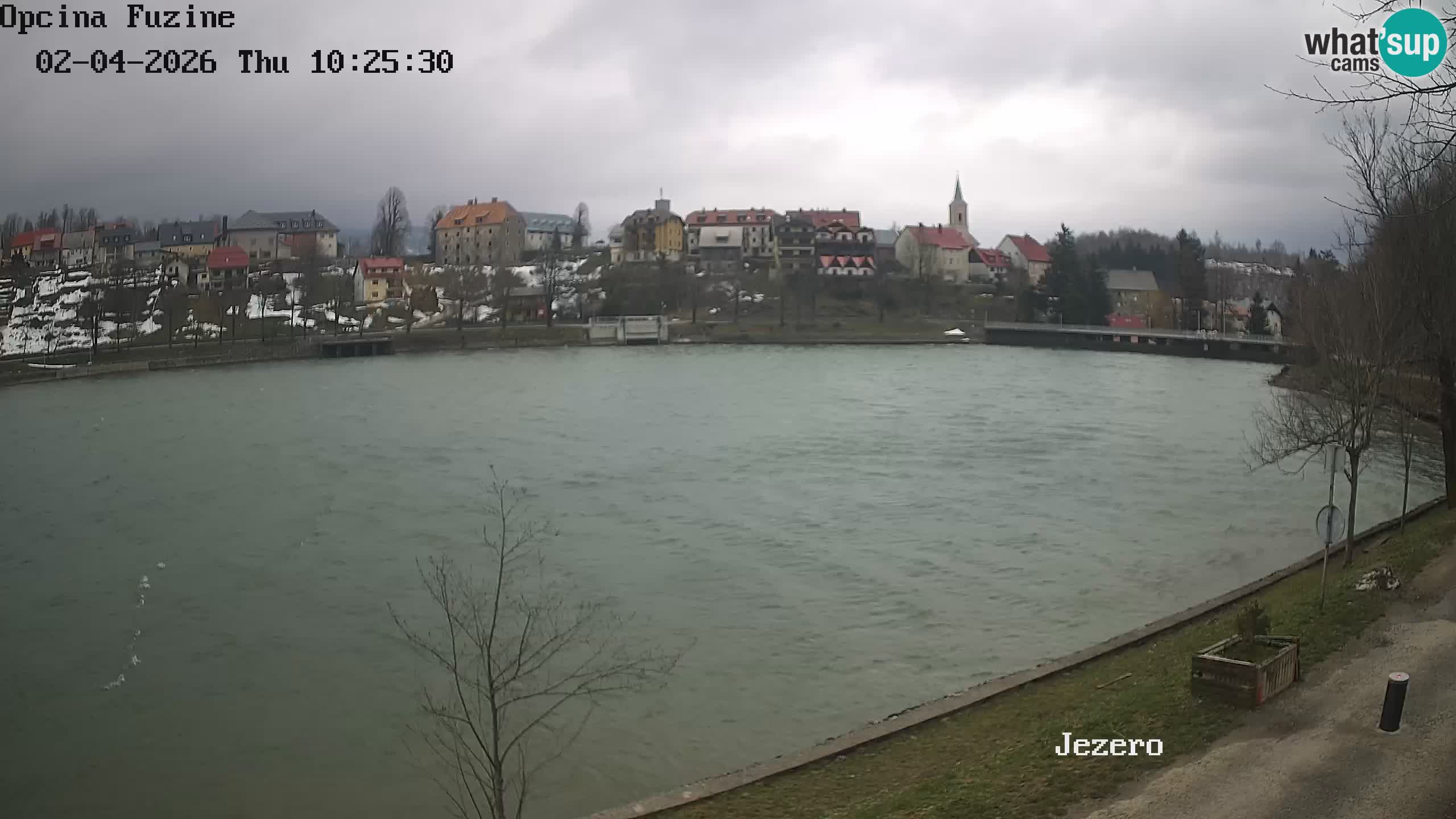 Bajersko Jezero web kamera Fužine