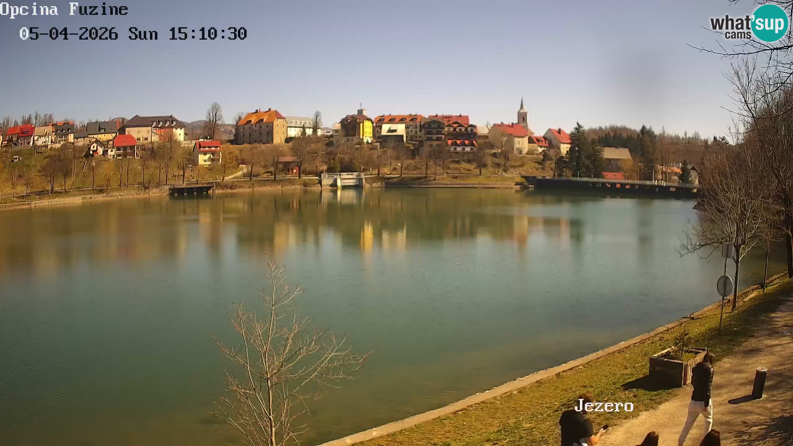 Bajersko Jezero web kamera Fužine