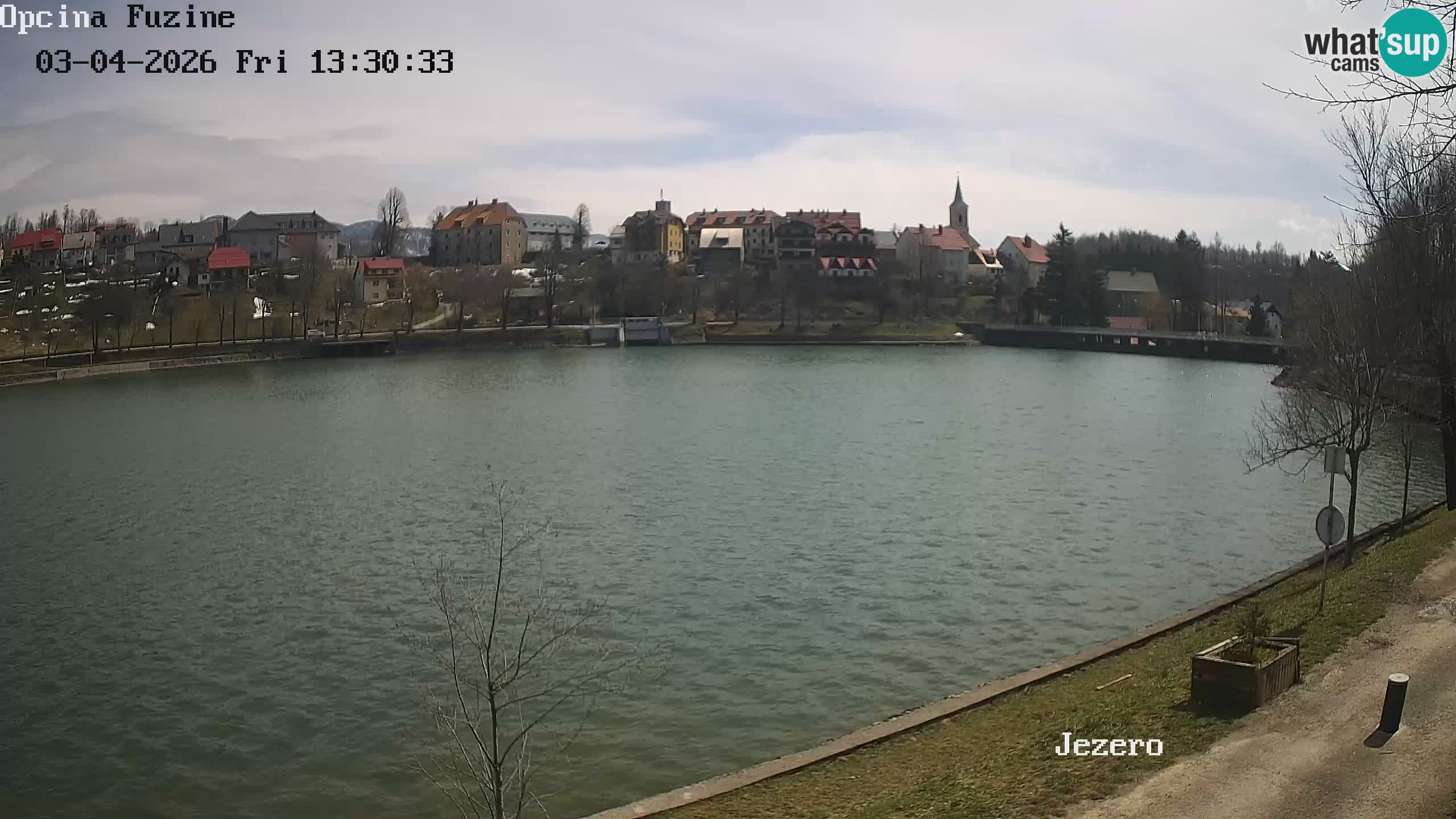 Bajersko Jezero web kamera Fužine