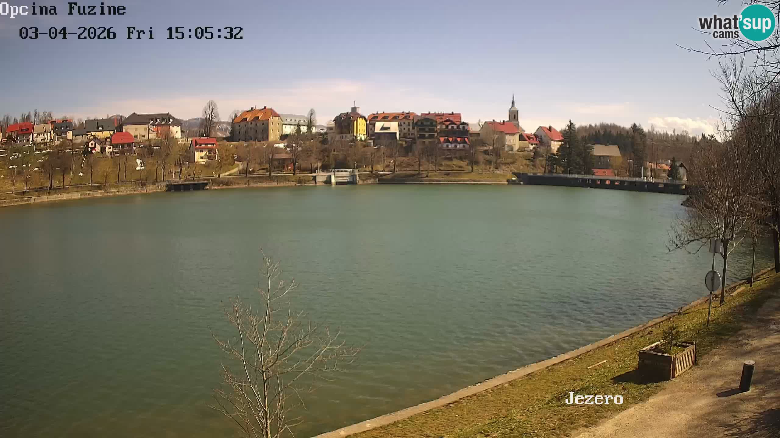 Kamera v živo Bajersko Jezero Fužine