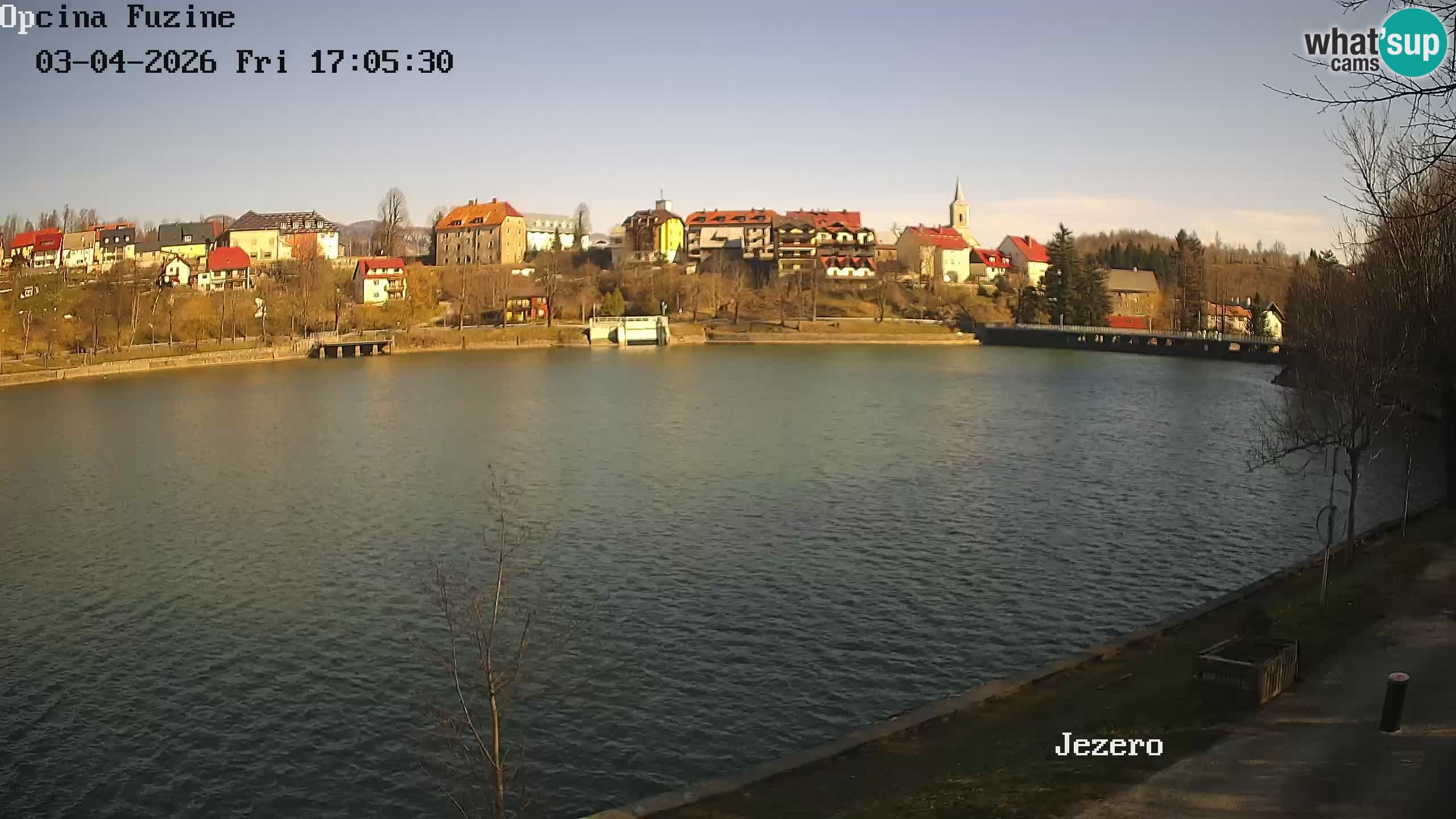 Kamera v živo Bajersko Jezero Fužine