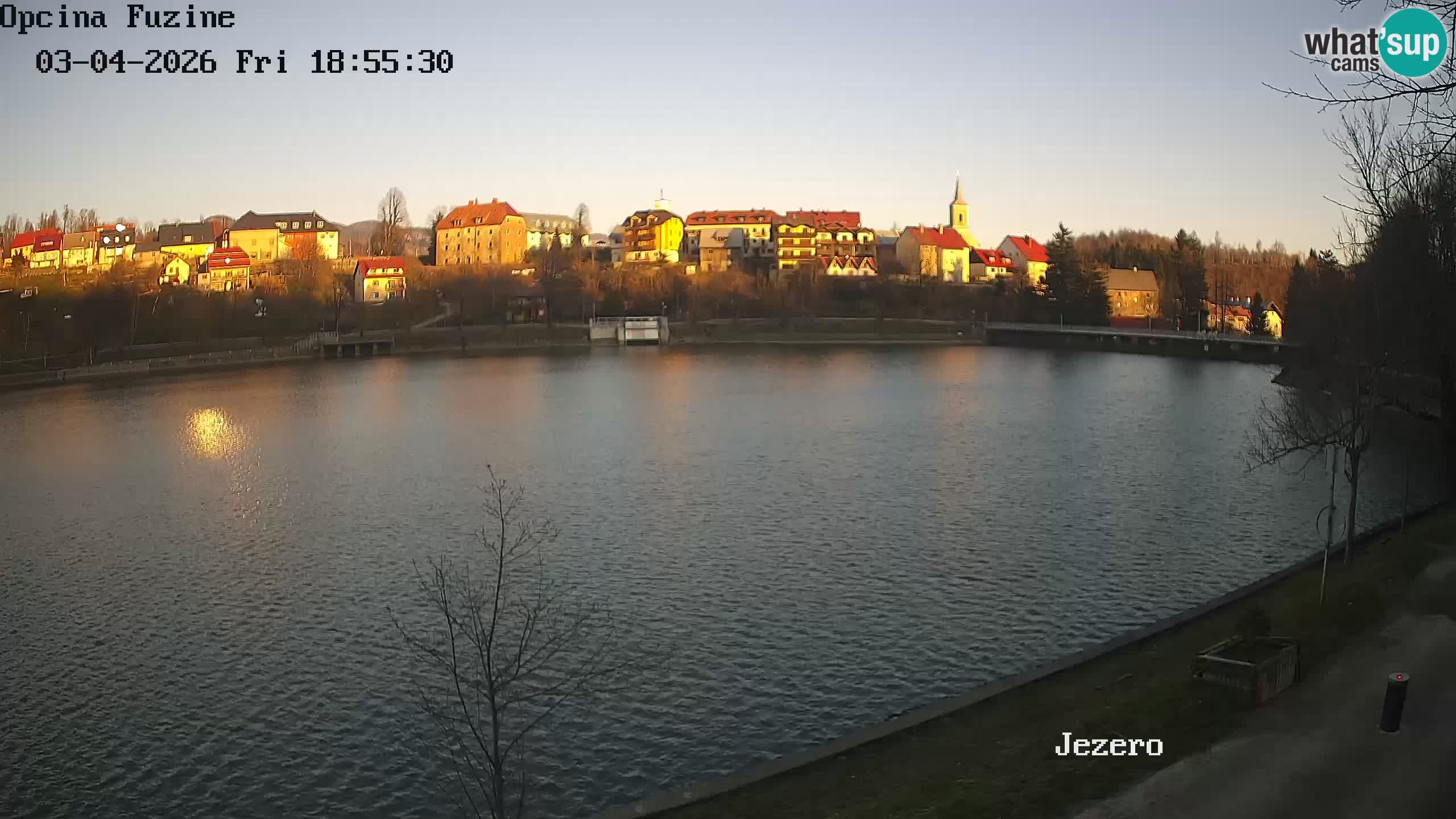 Kamera v živo Bajersko Jezero Fužine