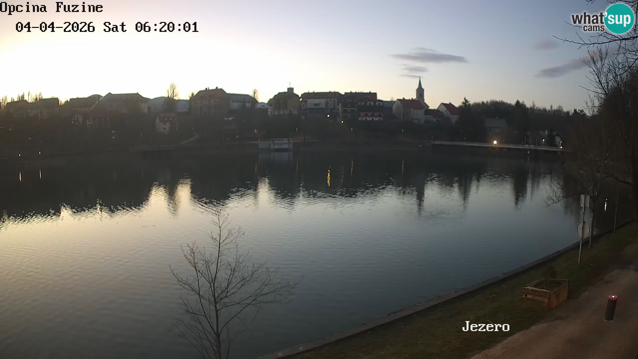 LIVE Lake Bajer livecam Bajersko Jezero Fužine