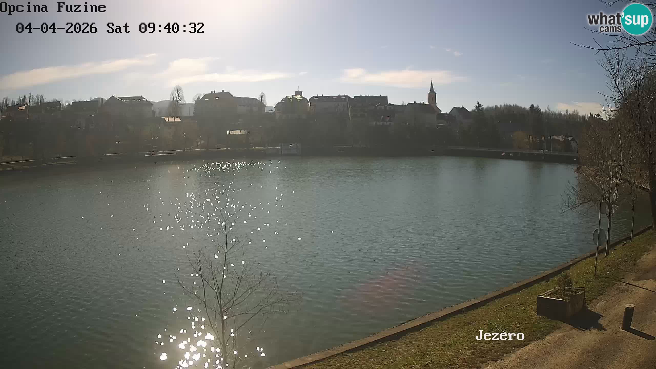 Bajersko Jezero web kamera Fužine