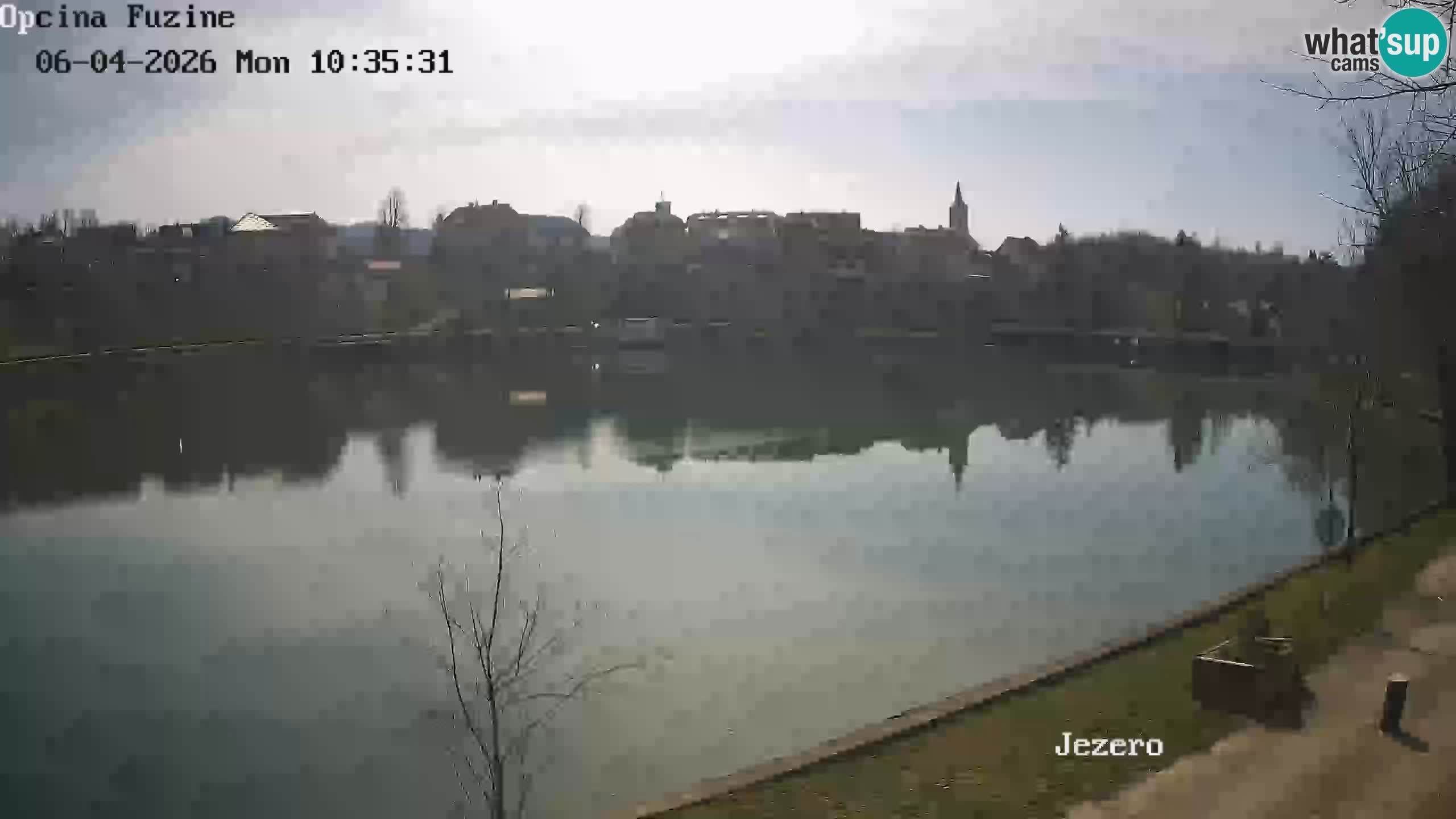 Bajersko Jezero web kamera Fužine