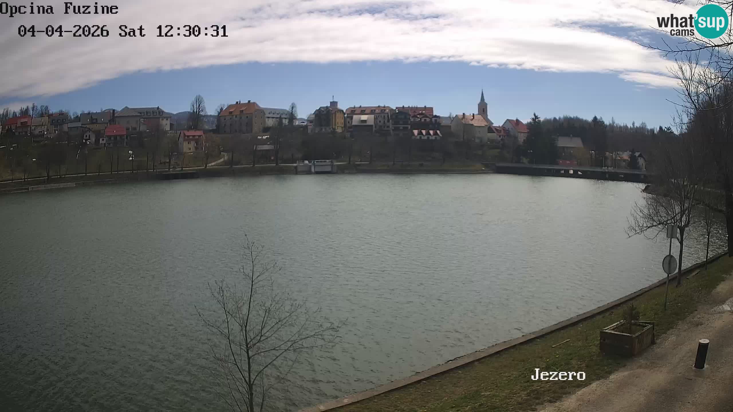 Bajersko Jezero web kamera Fužine