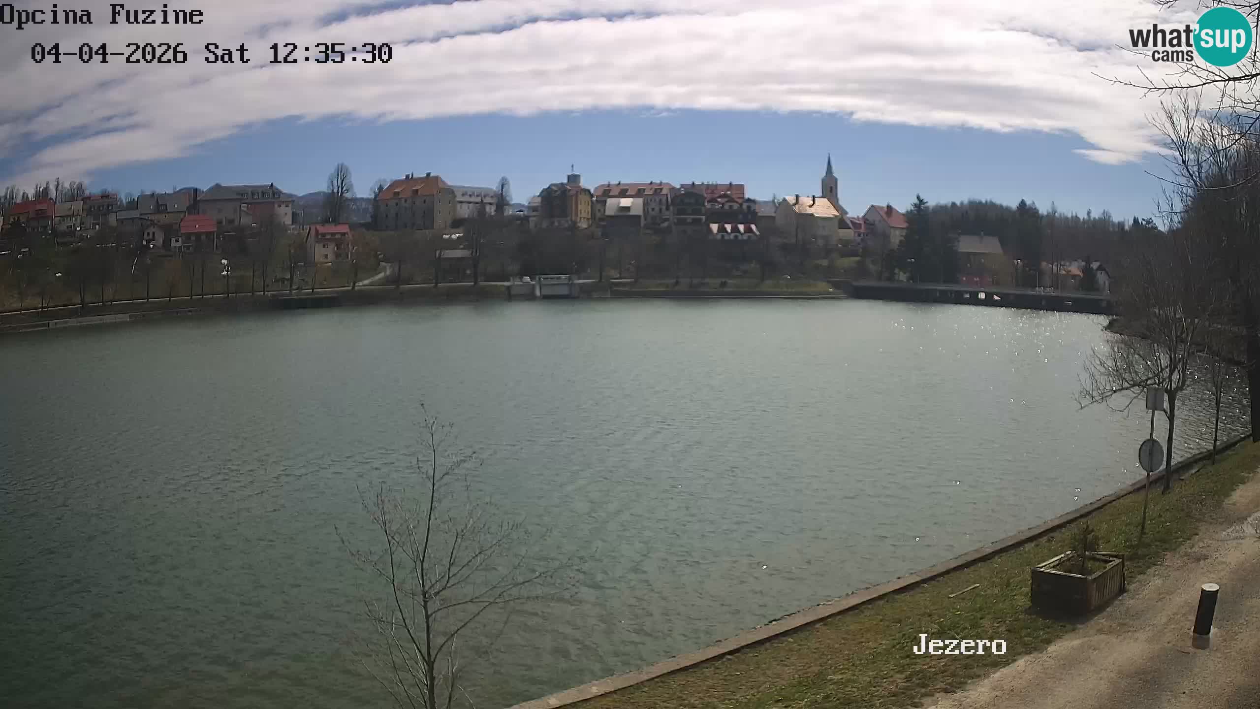 Bajersko Jezero web kamera Fužine