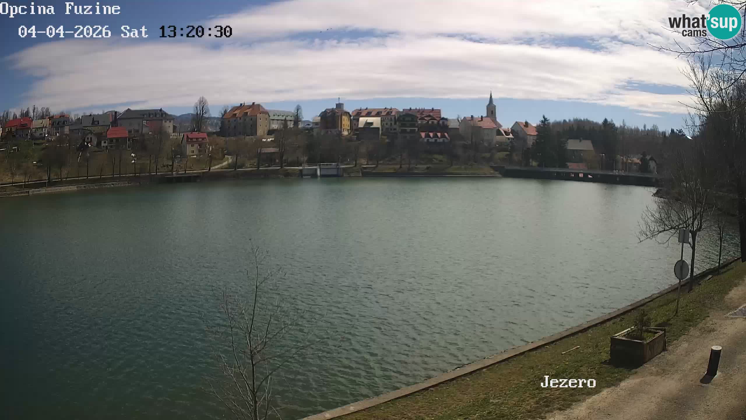 Bajersko Jezero web kamera Fužine