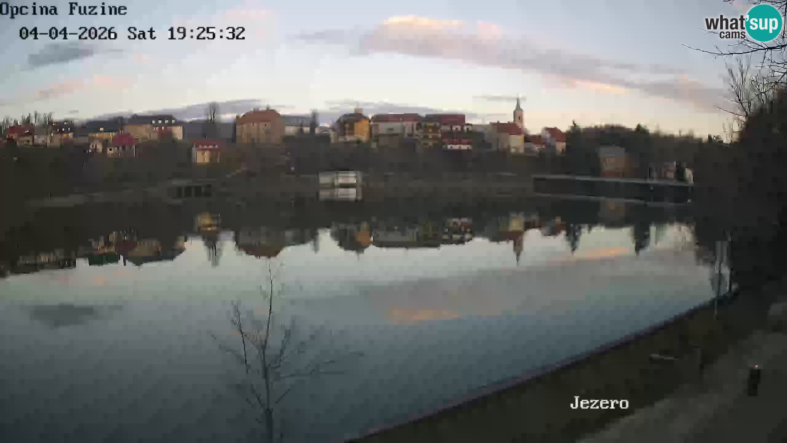 Bajersko Jezero web kamera Fužine