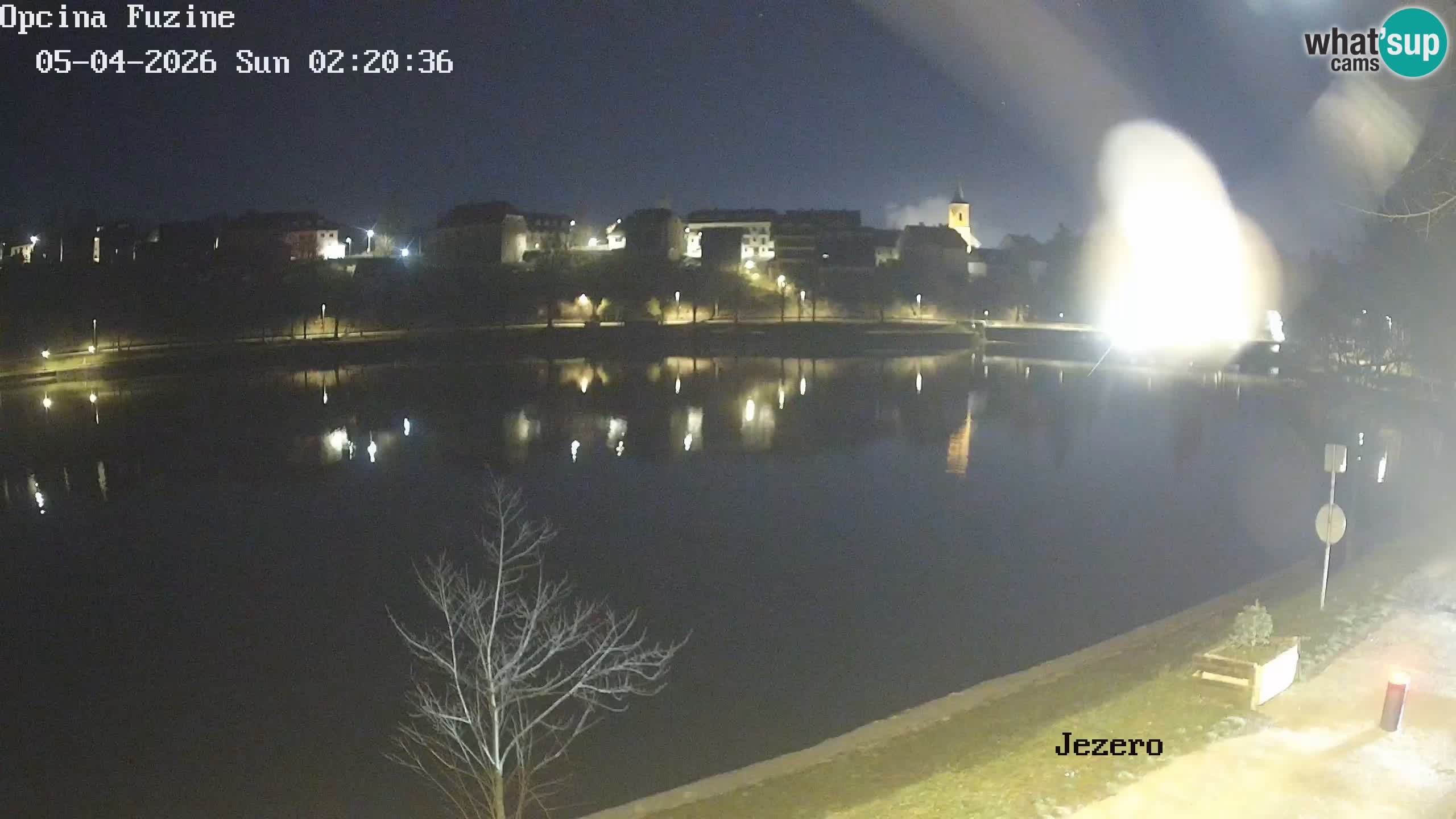 Bajersko Jezero web kamera Fužine