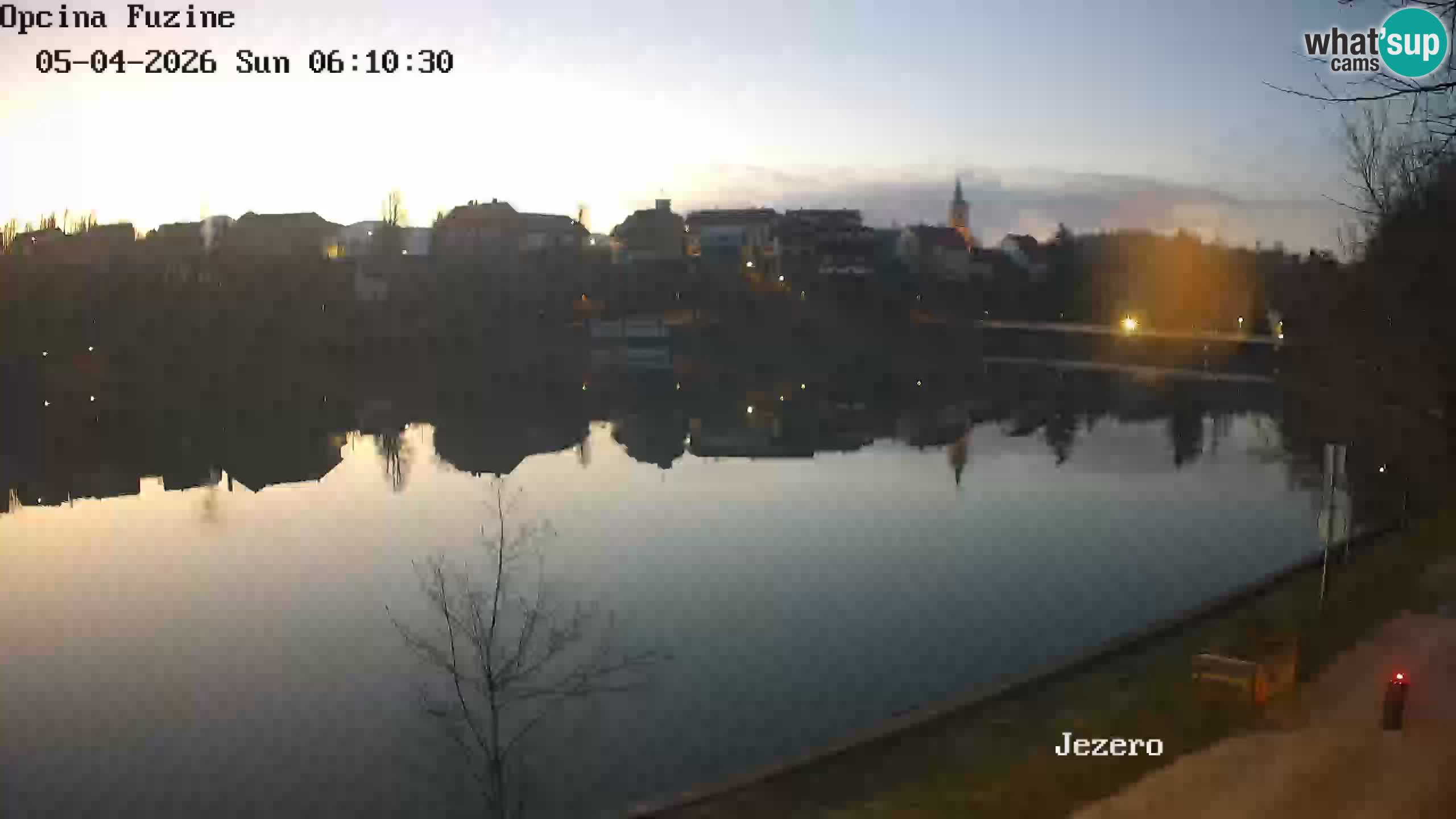 Bajersko Jezero web kamera Fužine