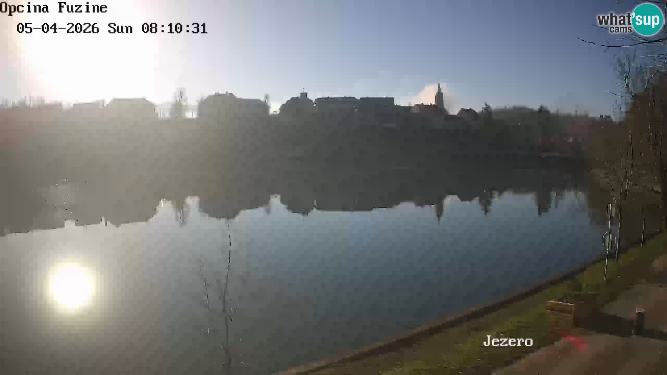 Bajersko Jezero web kamera Fužine