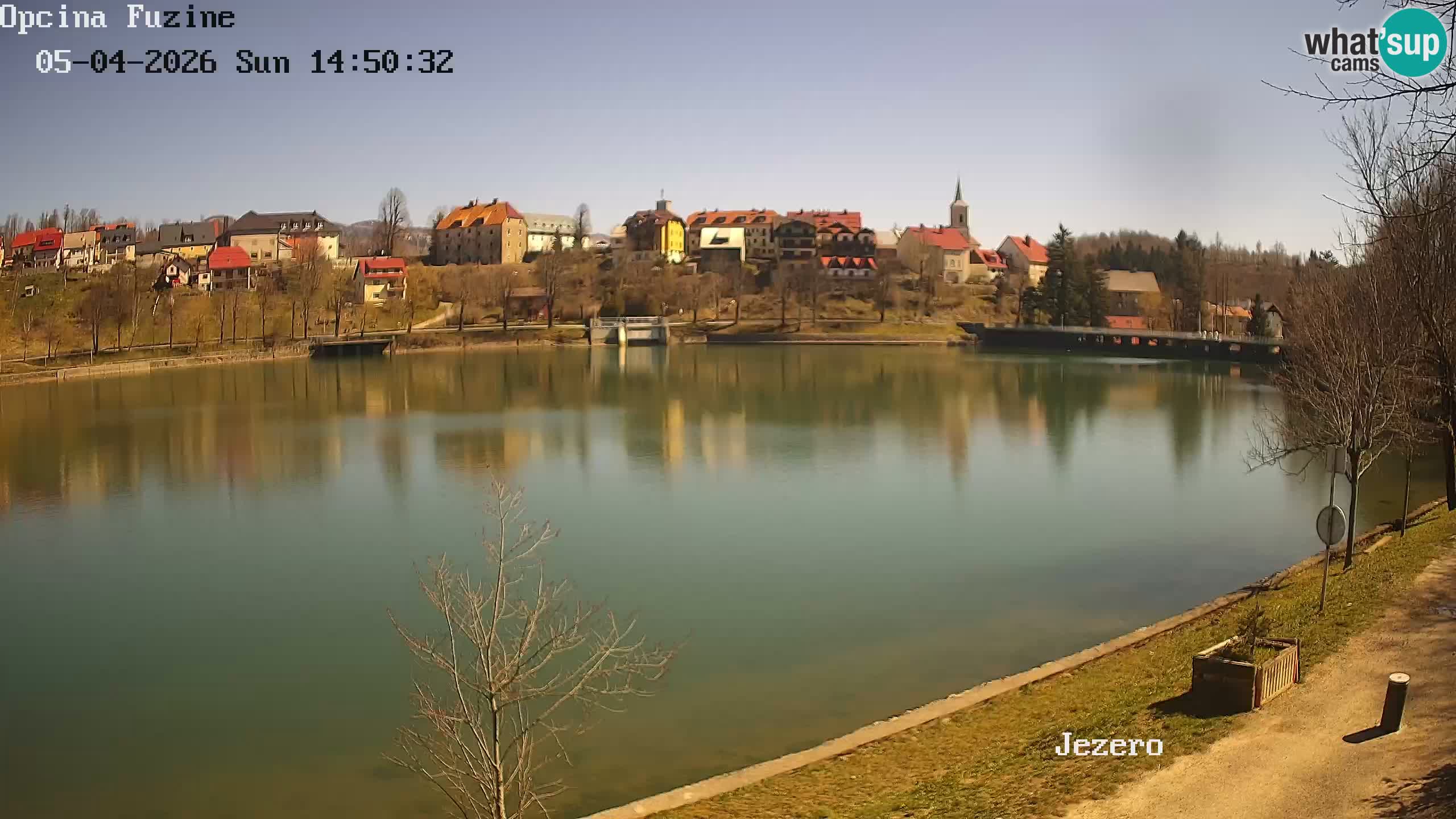 Bajersko Jezero web kamera Fužine