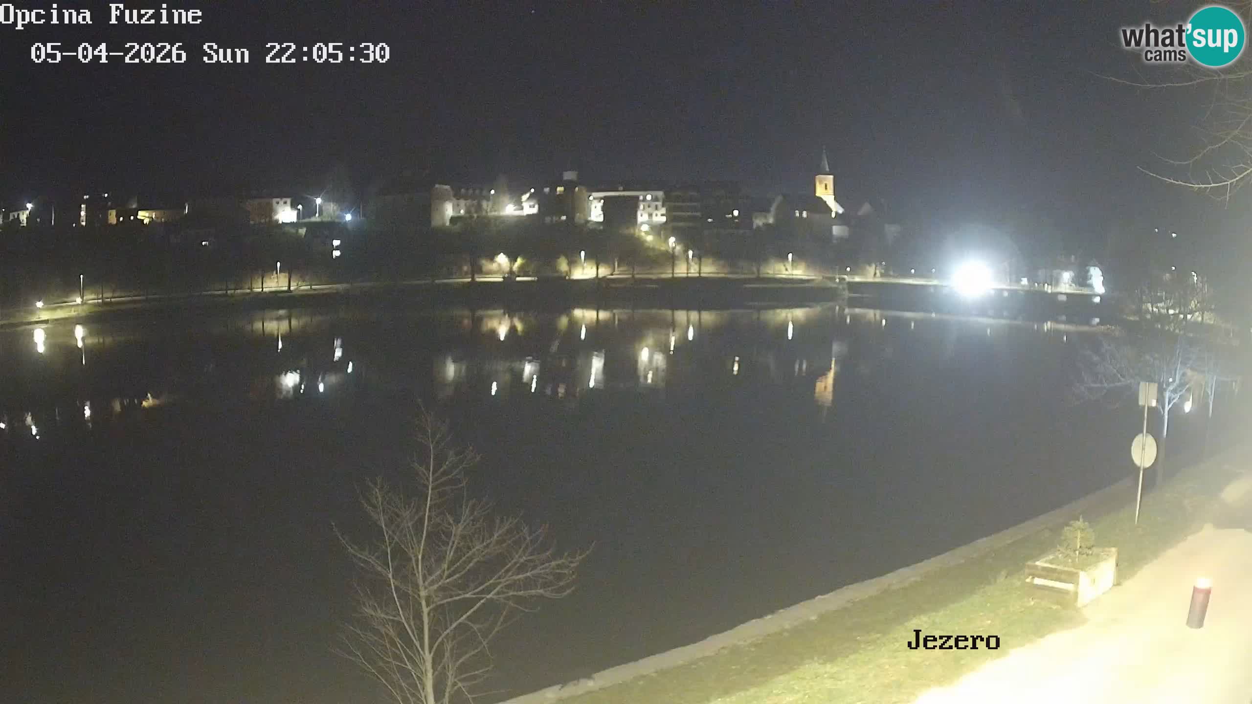 Bajersko Jezero web kamera Fužine