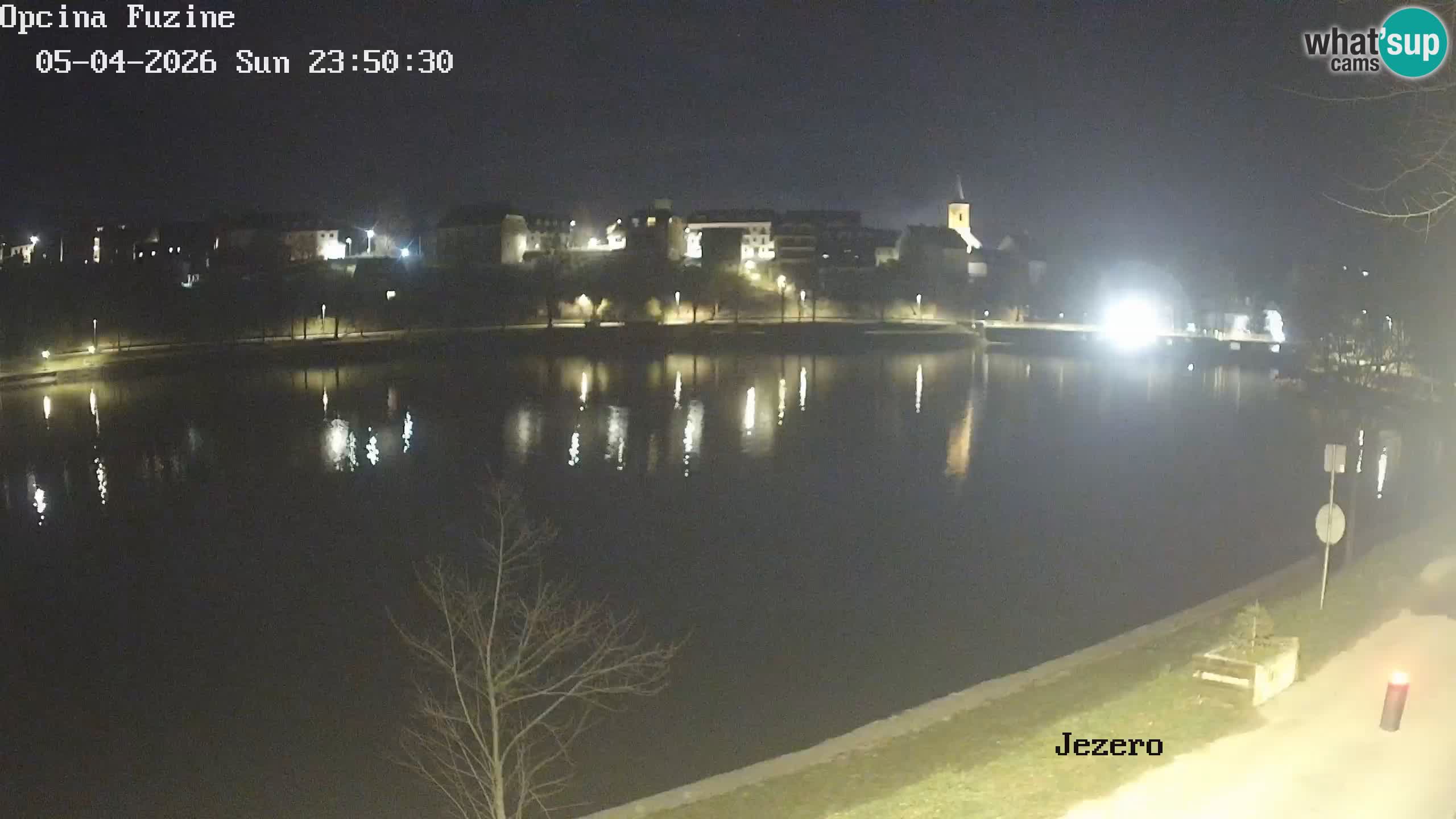 Bajersko Jezero web kamera Fužine