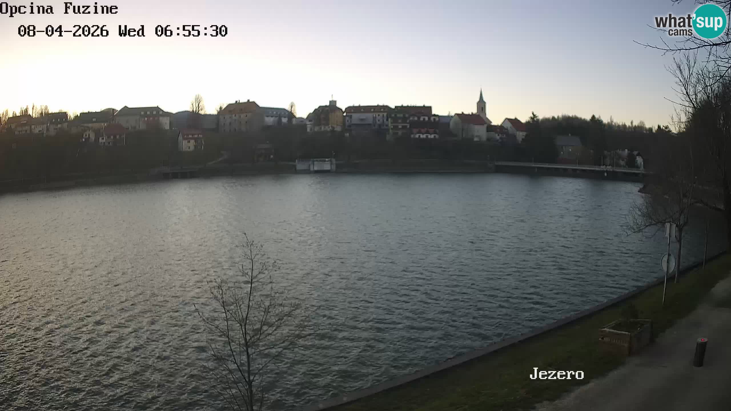 Bajersko Jezero web kamera Fužine