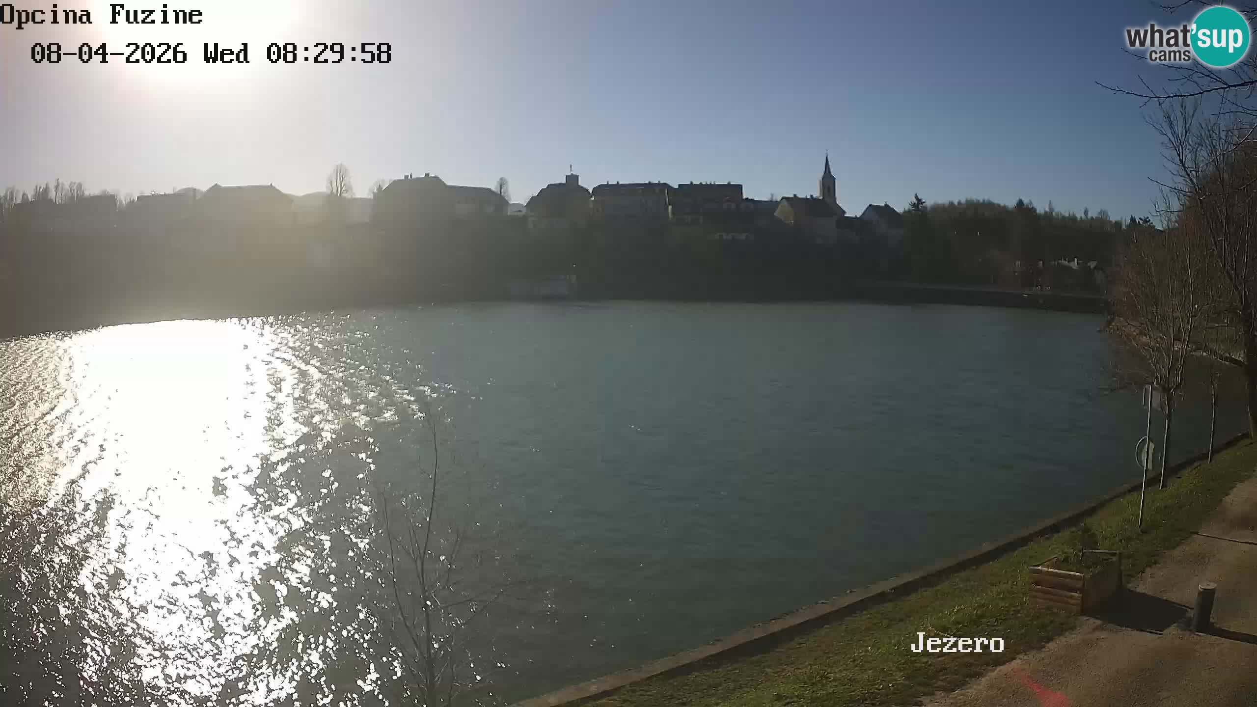 Bajersko Jezero web kamera Fužine