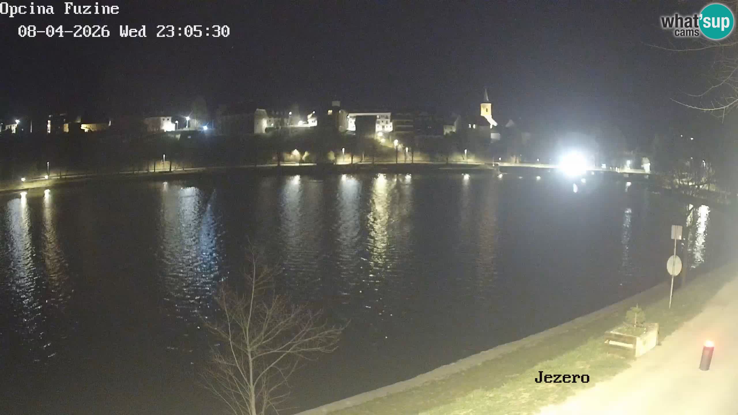 Bajersko Jezero web kamera Fužine