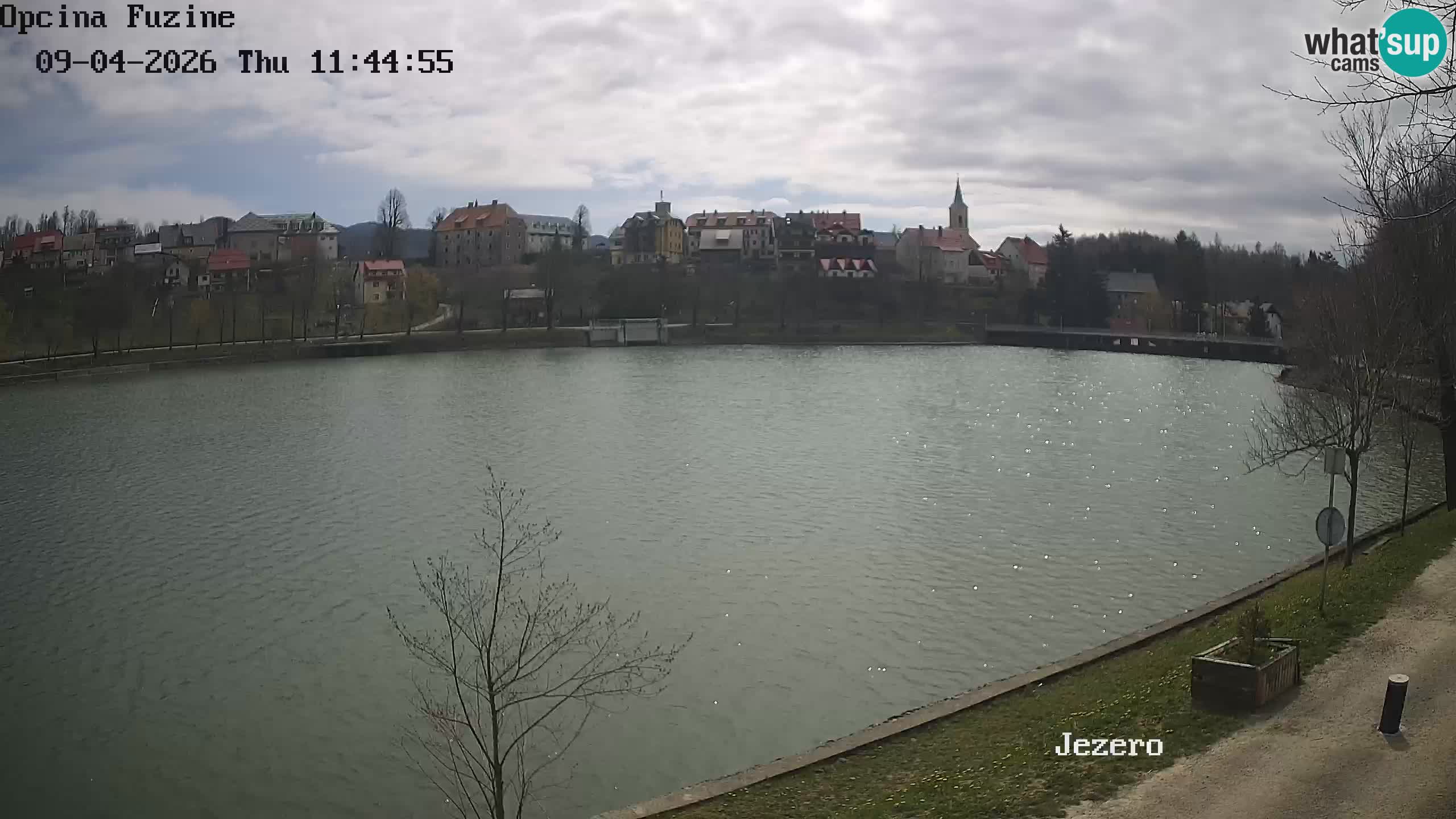 Bajersko Jezero web kamera Fužine