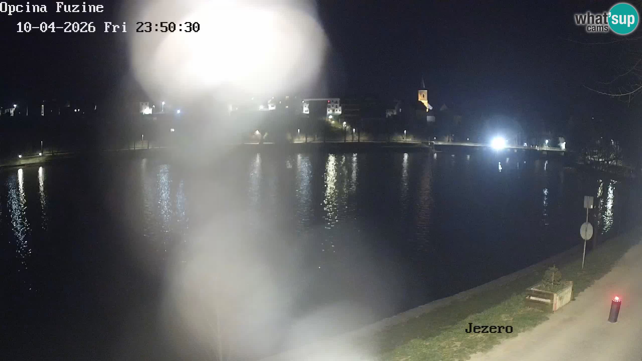 Bajersko Jezero web kamera Fužine