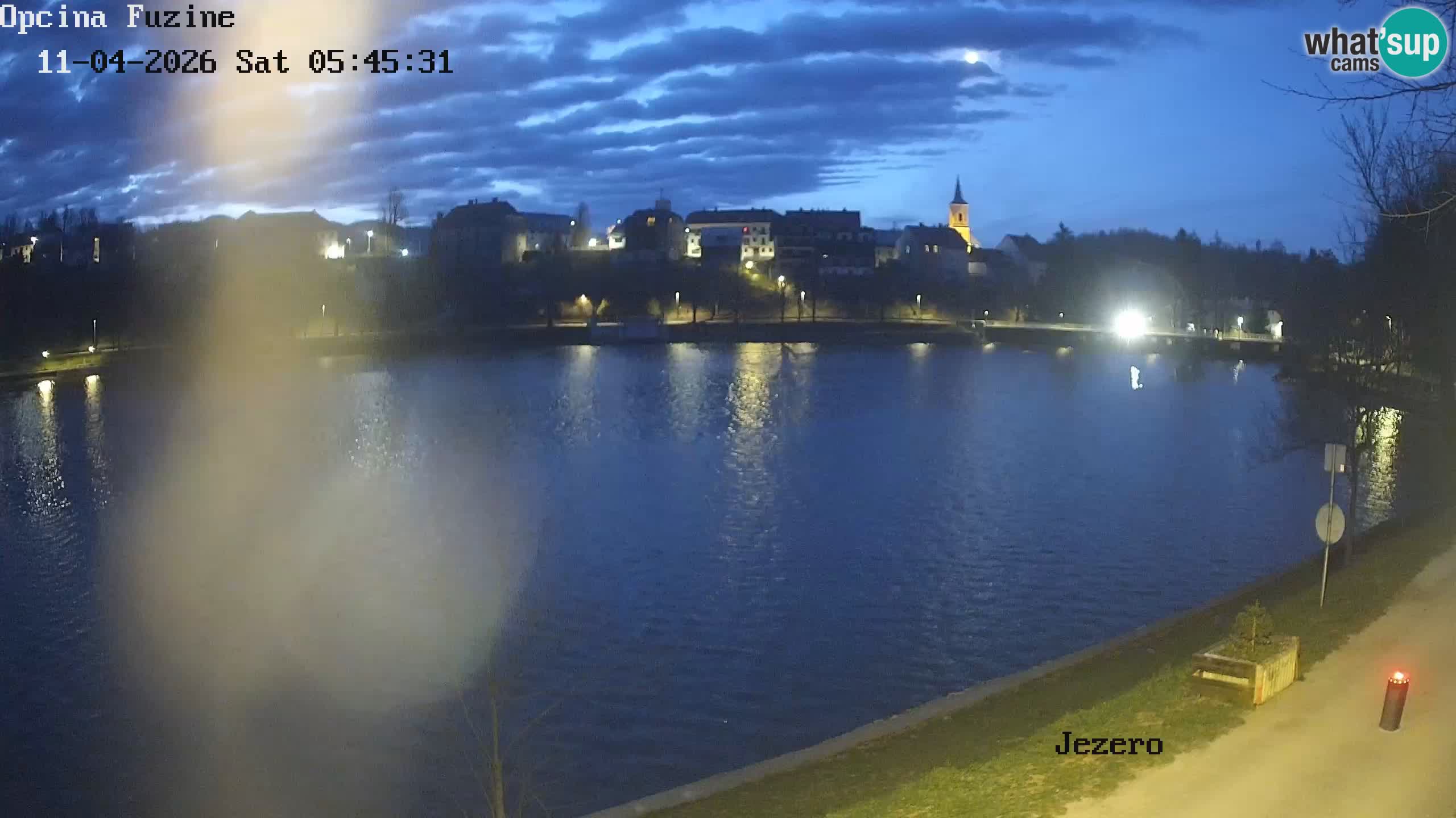 Bajersko Jezero web kamera Fužine