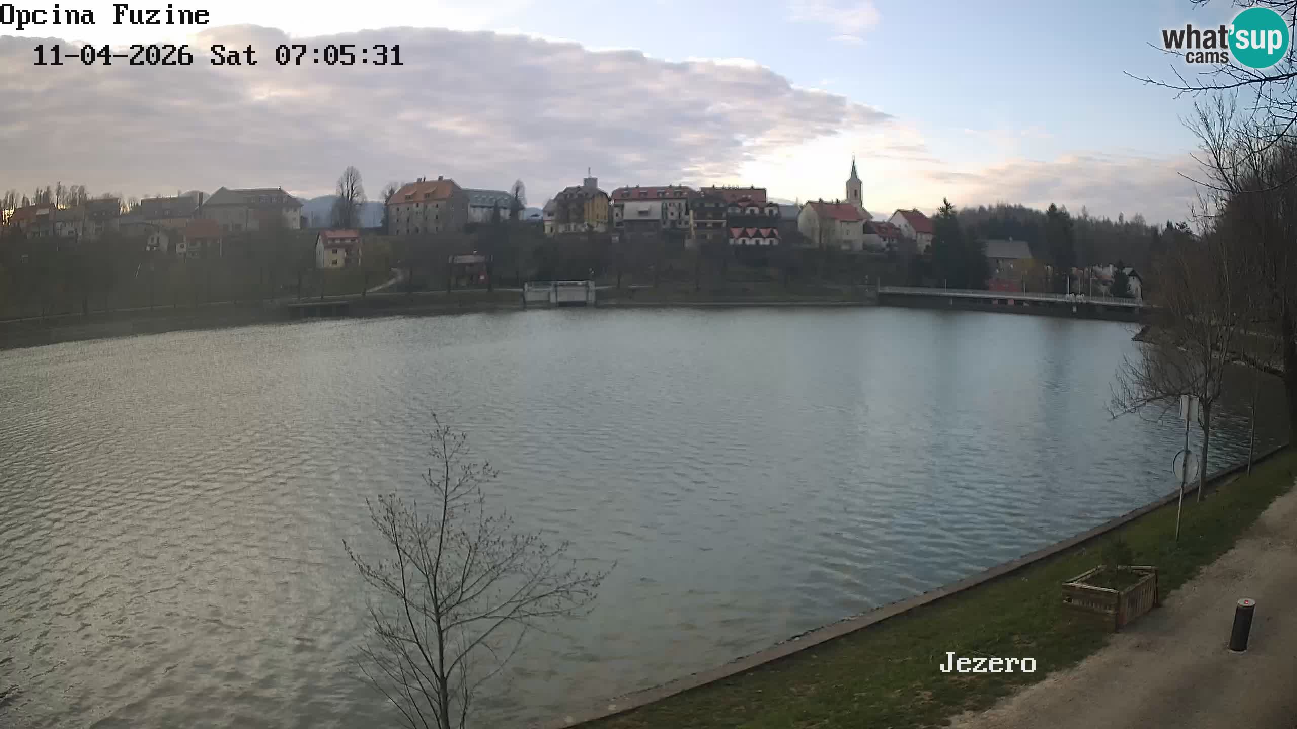 Bajersko Jezero web kamera Fužine