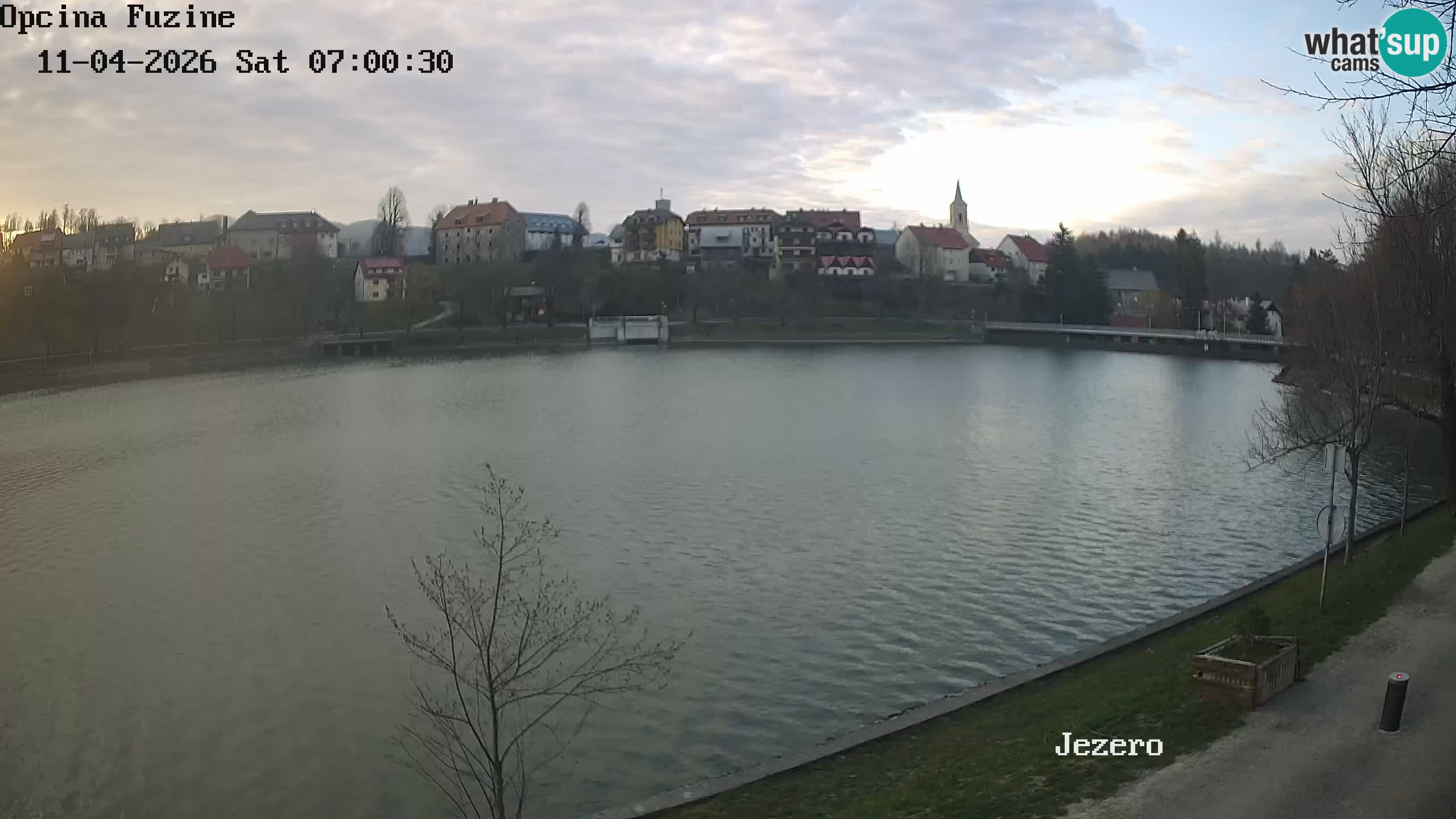 Bajersko Jezero web kamera Fužine