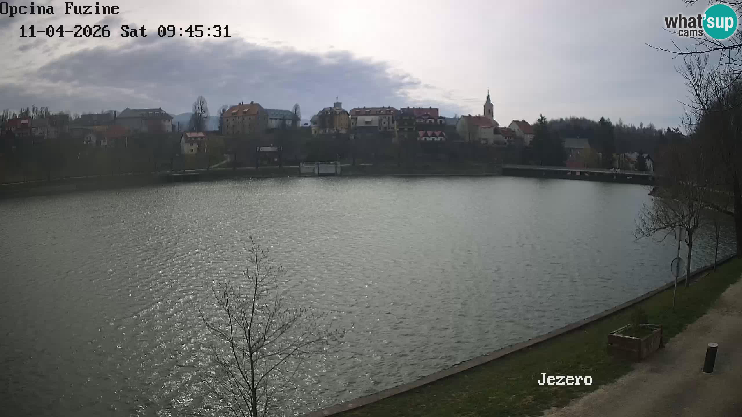 Bajersko Jezero web kamera Fužine