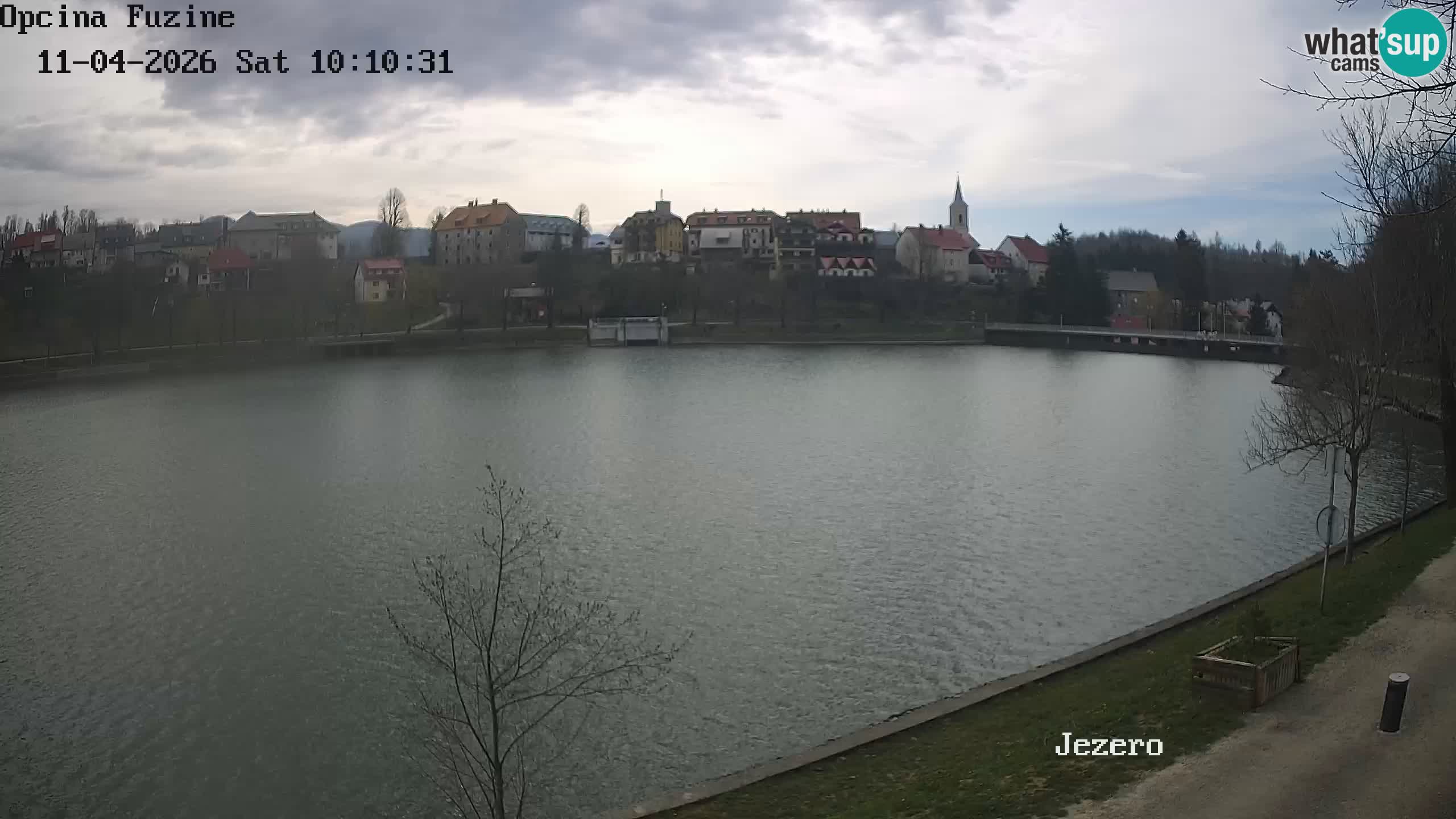 Bajersko Jezero web kamera Fužine