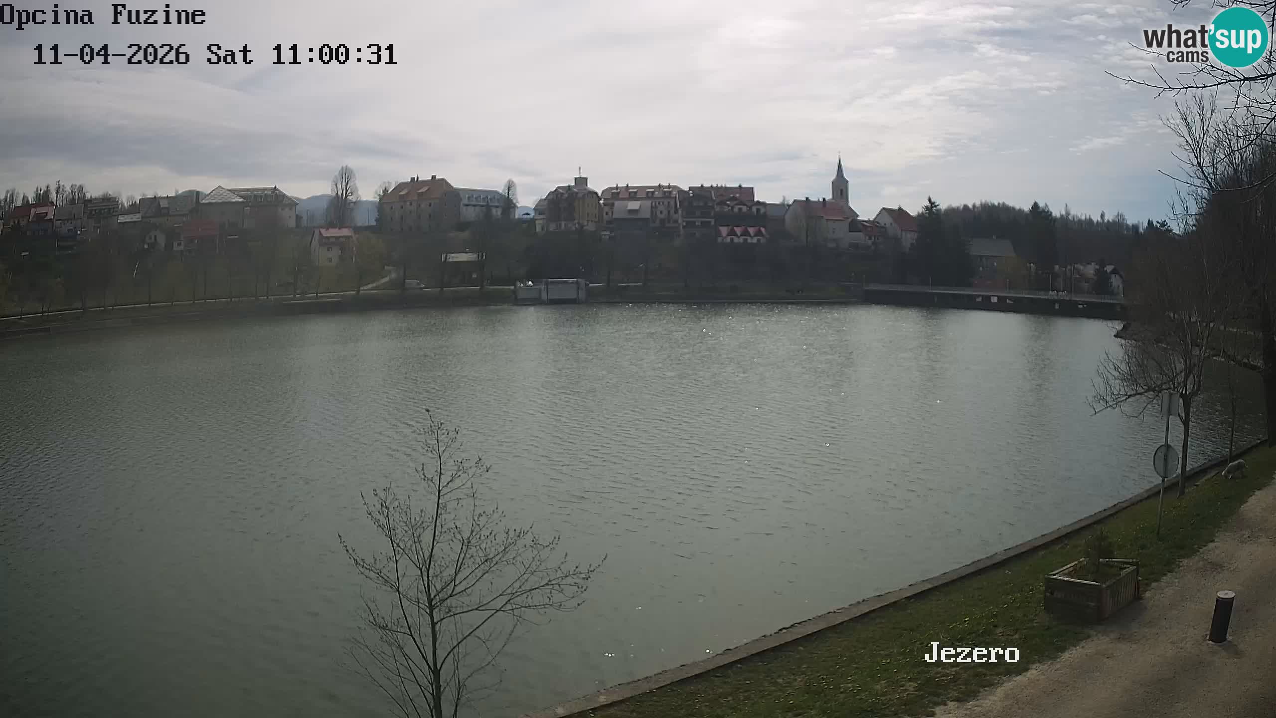 Bajersko Jezero web kamera Fužine