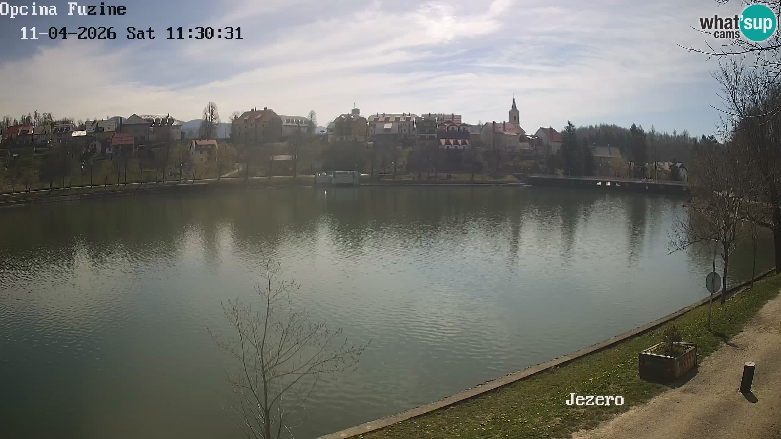 Bajersko Jezero web kamera Fužine