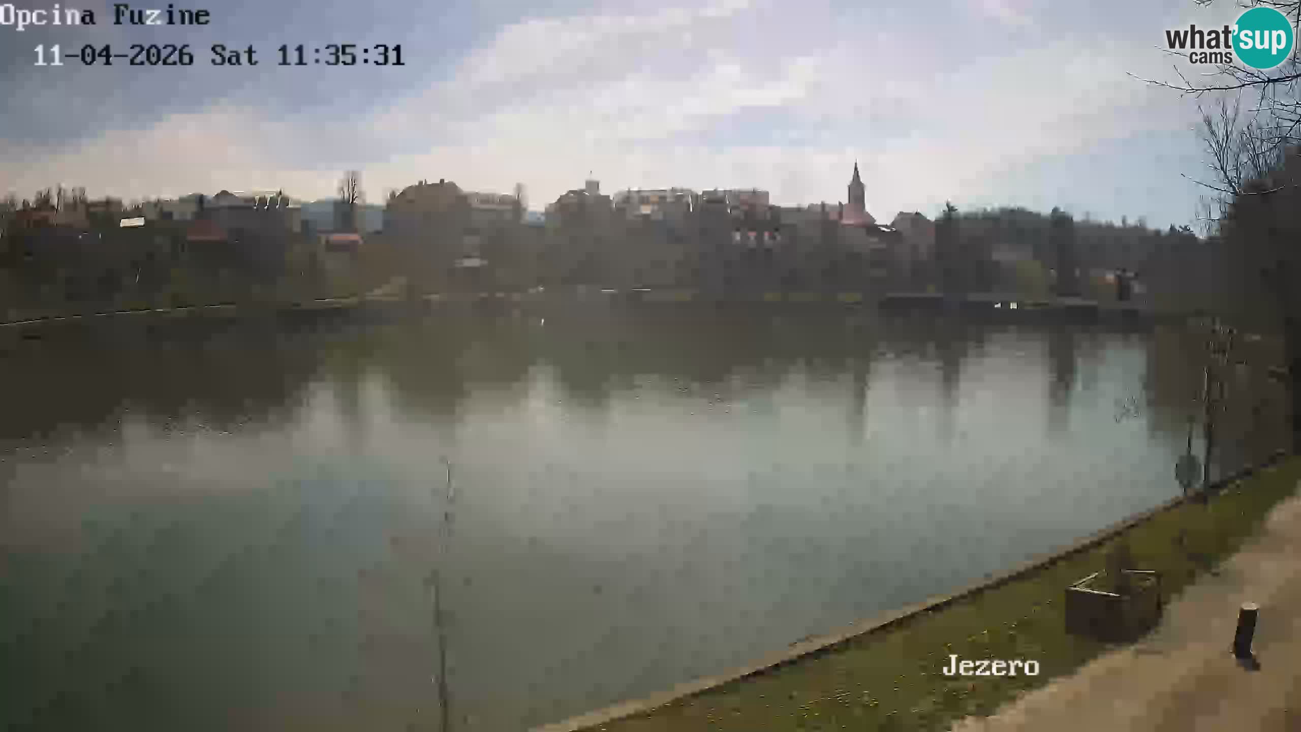 Bajersko Jezero web kamera Fužine