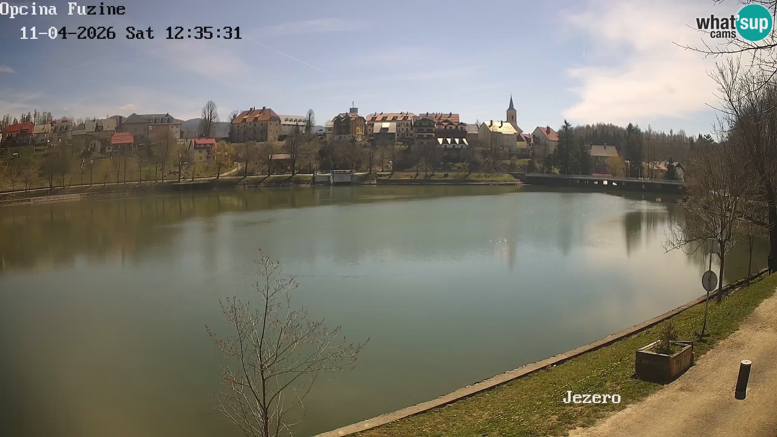 Bajersko Jezero web kamera Fužine