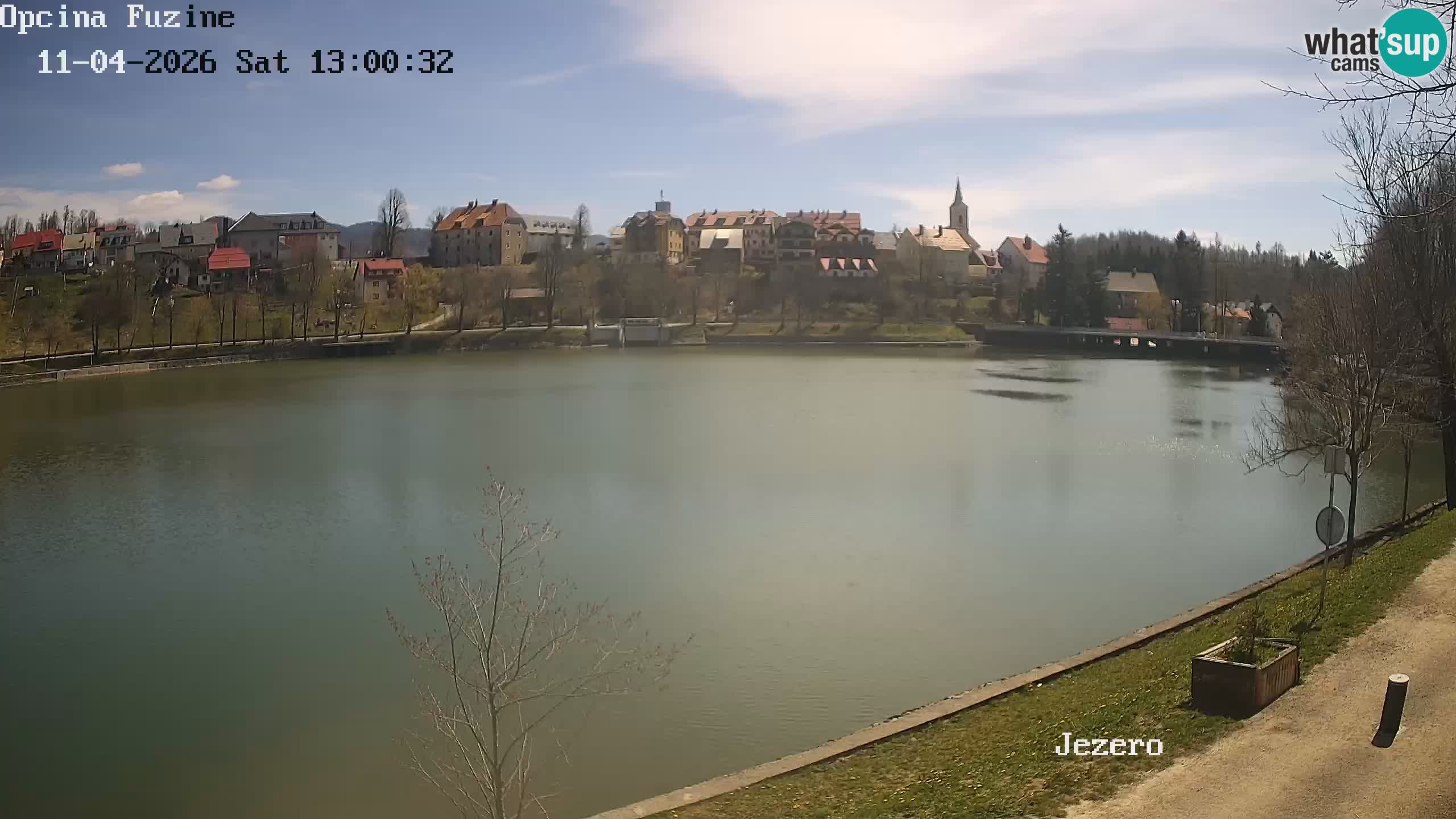 Bajersko Jezero web kamera Fužine