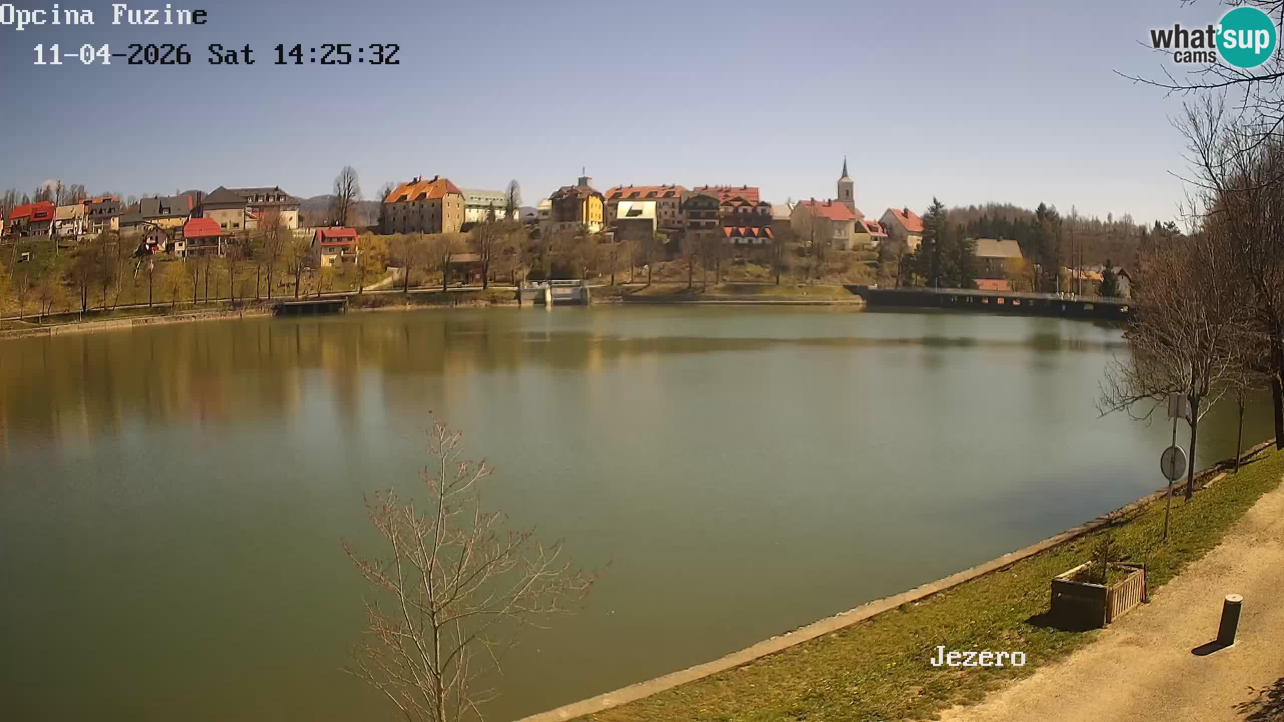 Bajersko Jezero web kamera Fužine