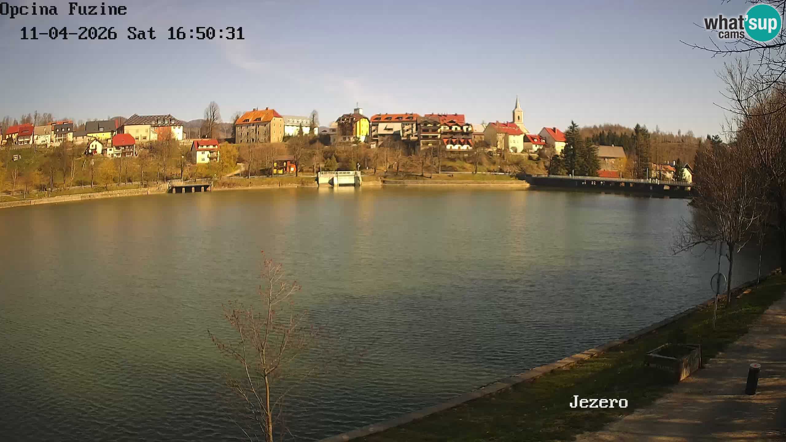 Bajersko Jezero web kamera Fužine