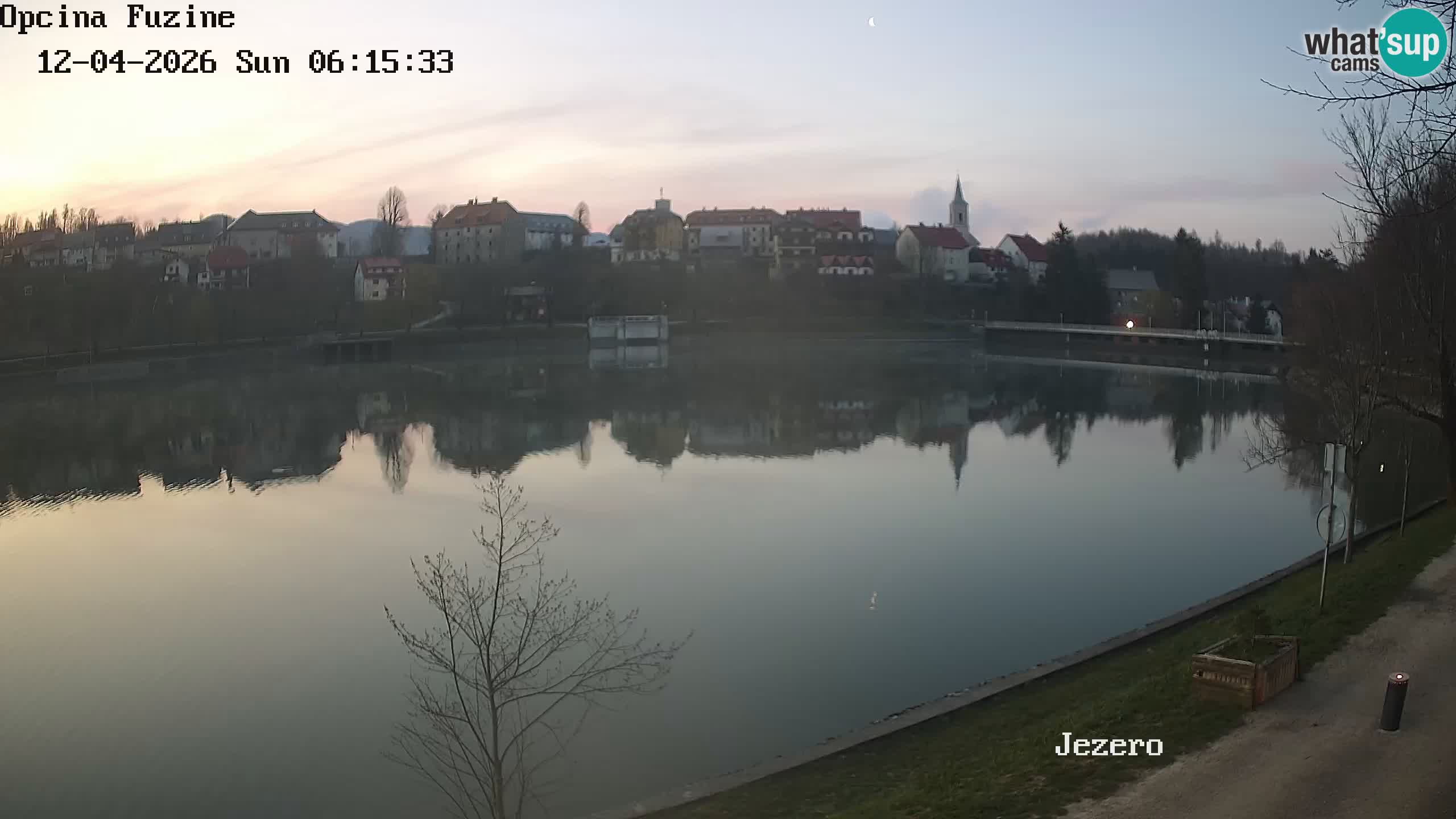 Bajersko Jezero web kamera Fužine