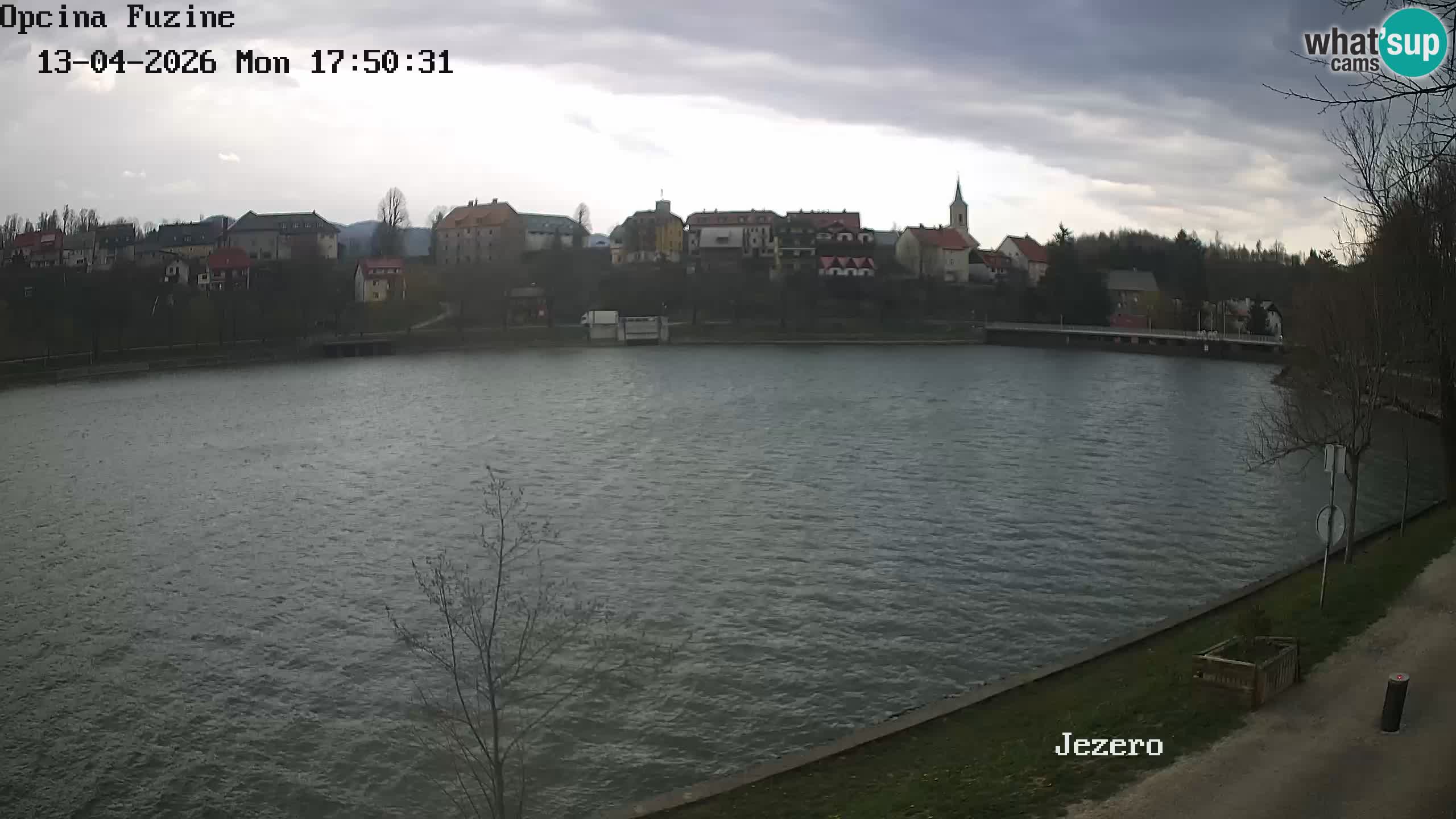 Bajersko Jezero web kamera Fužine