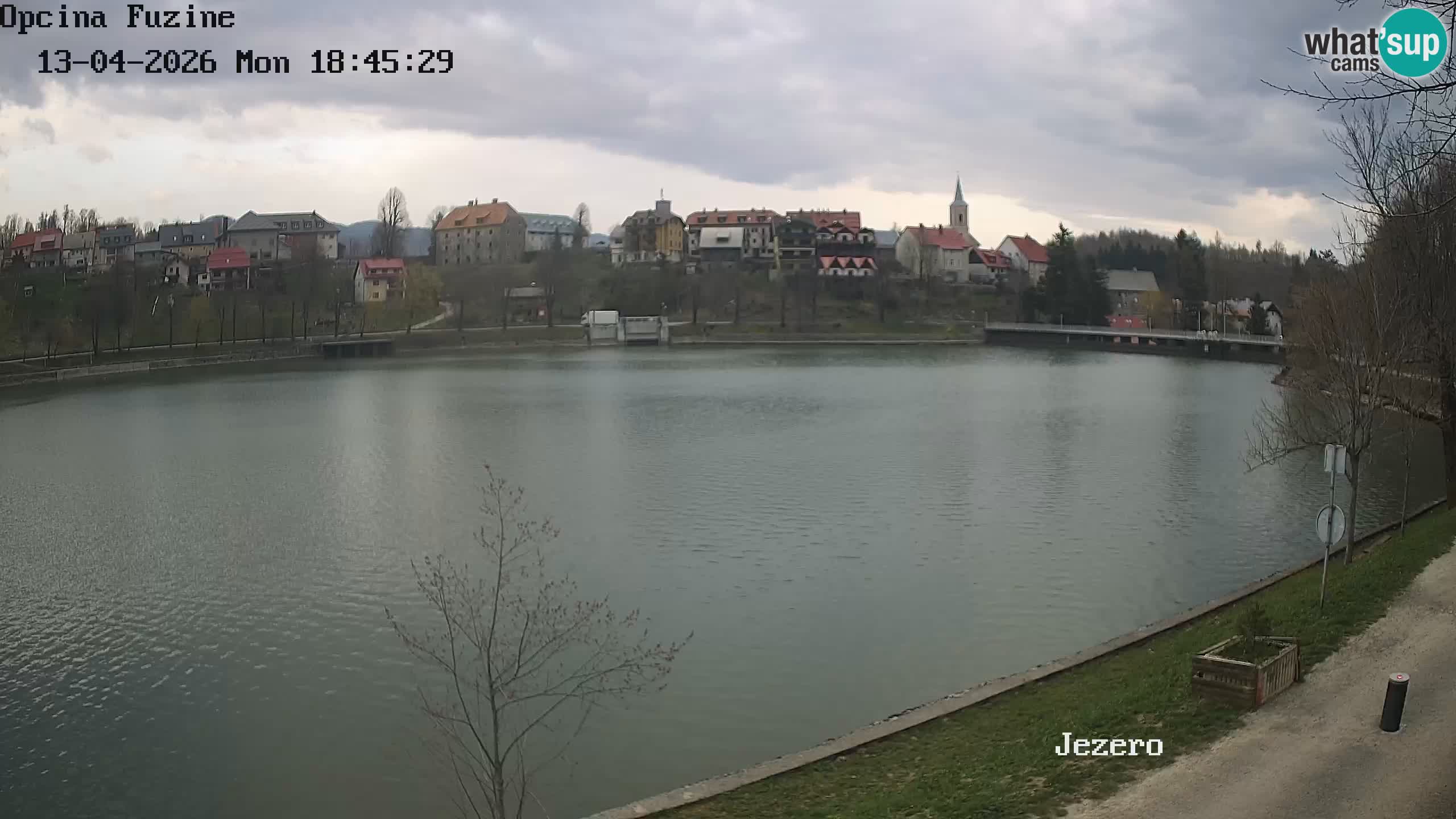 Bajersko Jezero web kamera Fužine